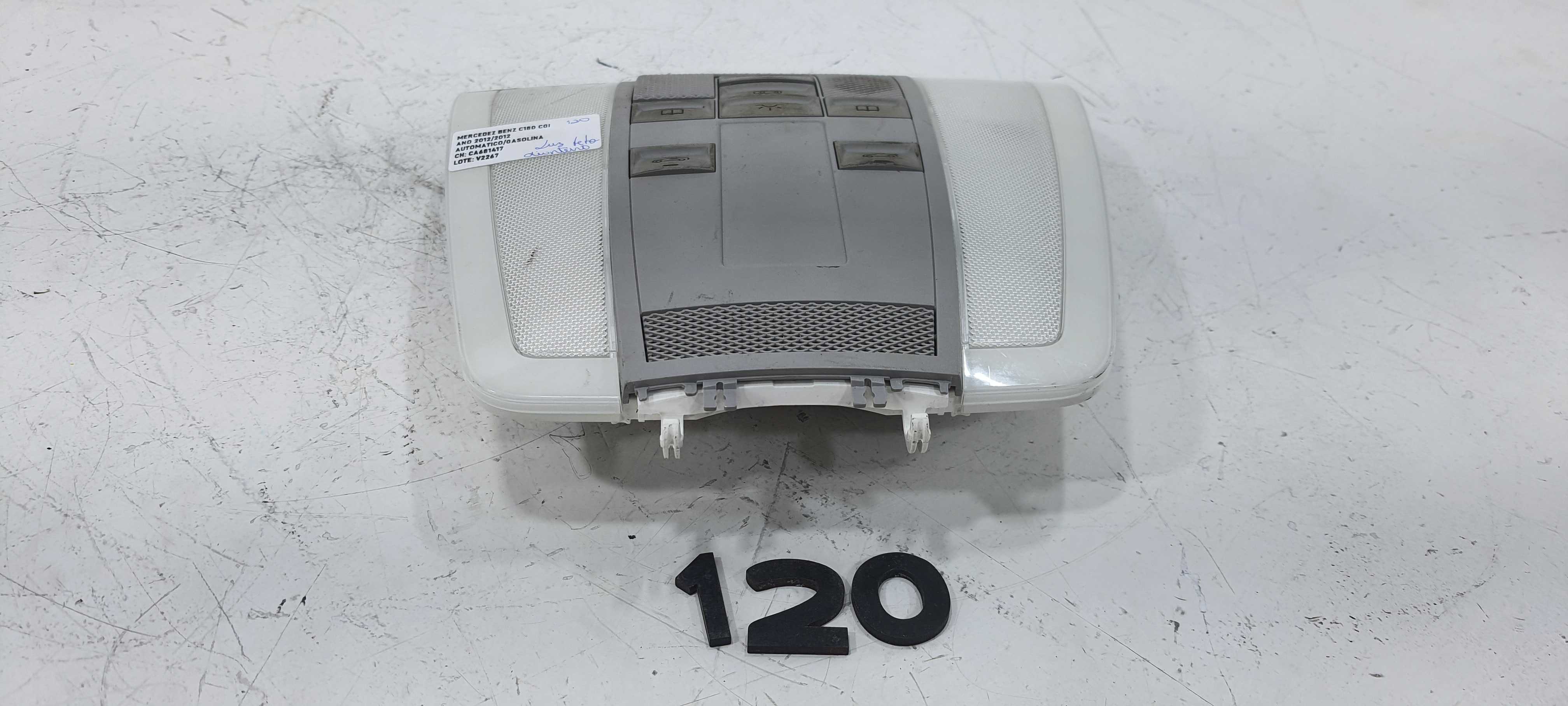 Luz Teto Dianteira Mercedes-benz C180 2012 V2267 4