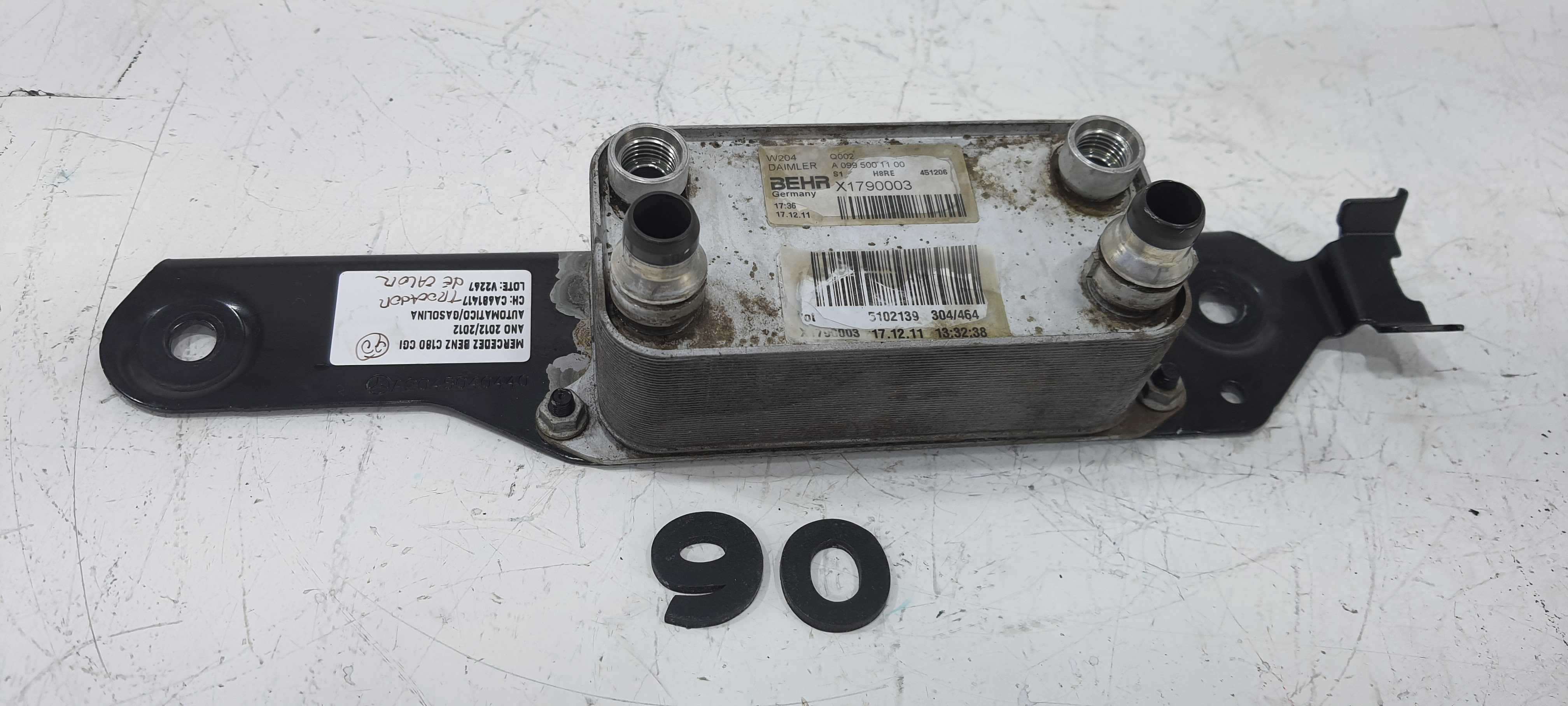 Trocador Calor Mercedes-benz C180 2012 V2267 5