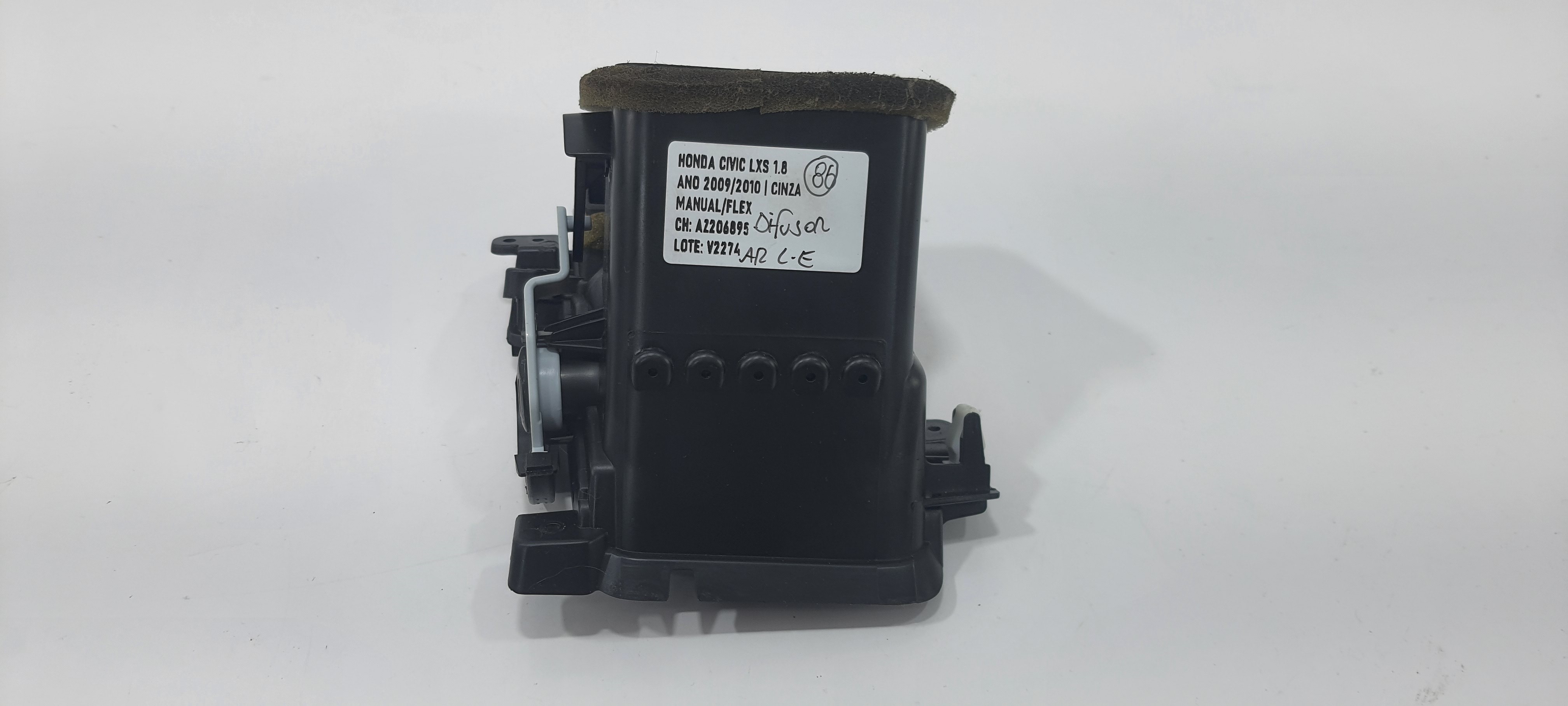 Difusor Ar Lado Esquerdo Honda Civic Lxs 1.8 2010 V2274 2