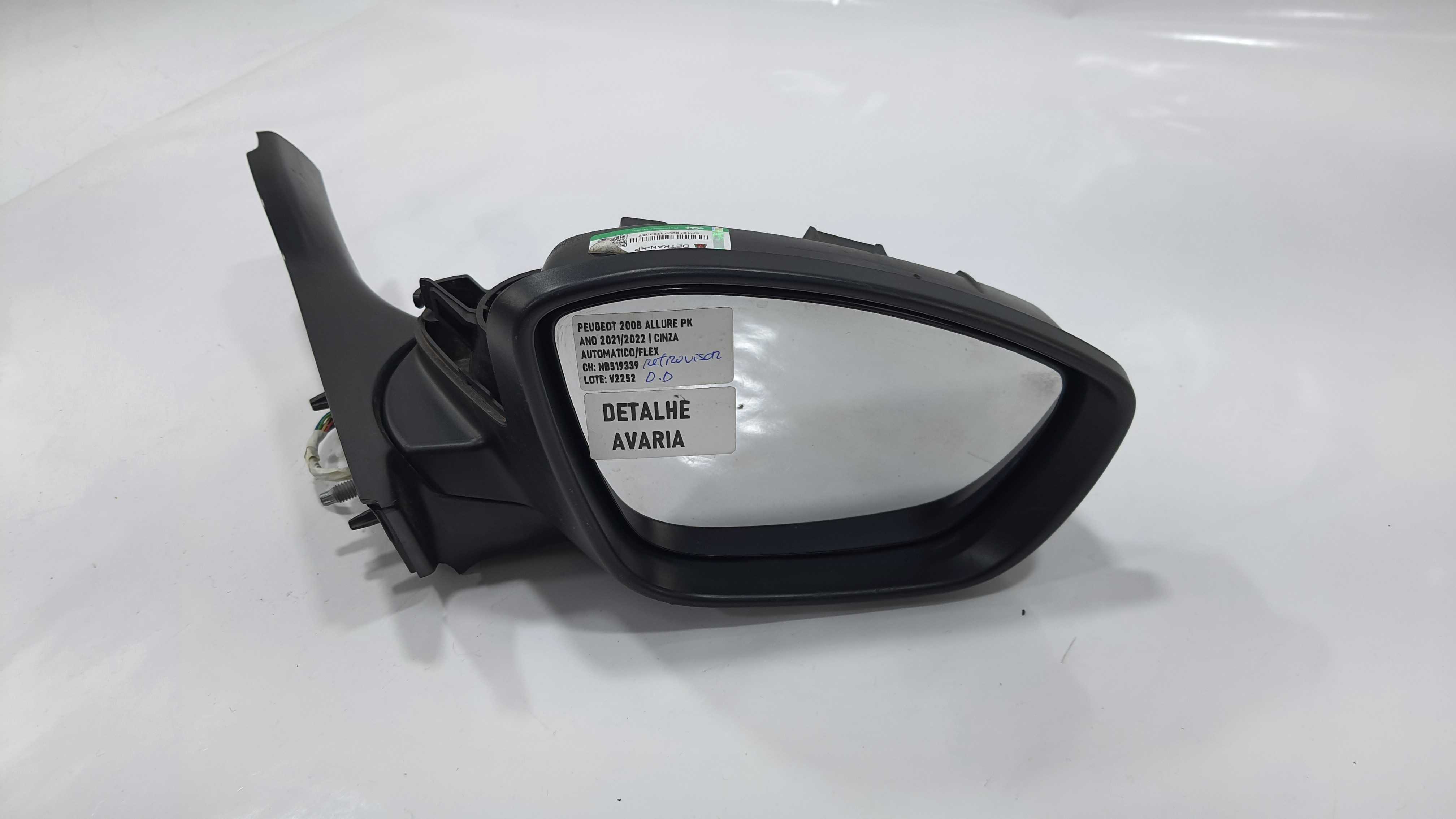 Retrovisor Lado Direito Com Detalhe Peugeot 2008 2022 V2252 3