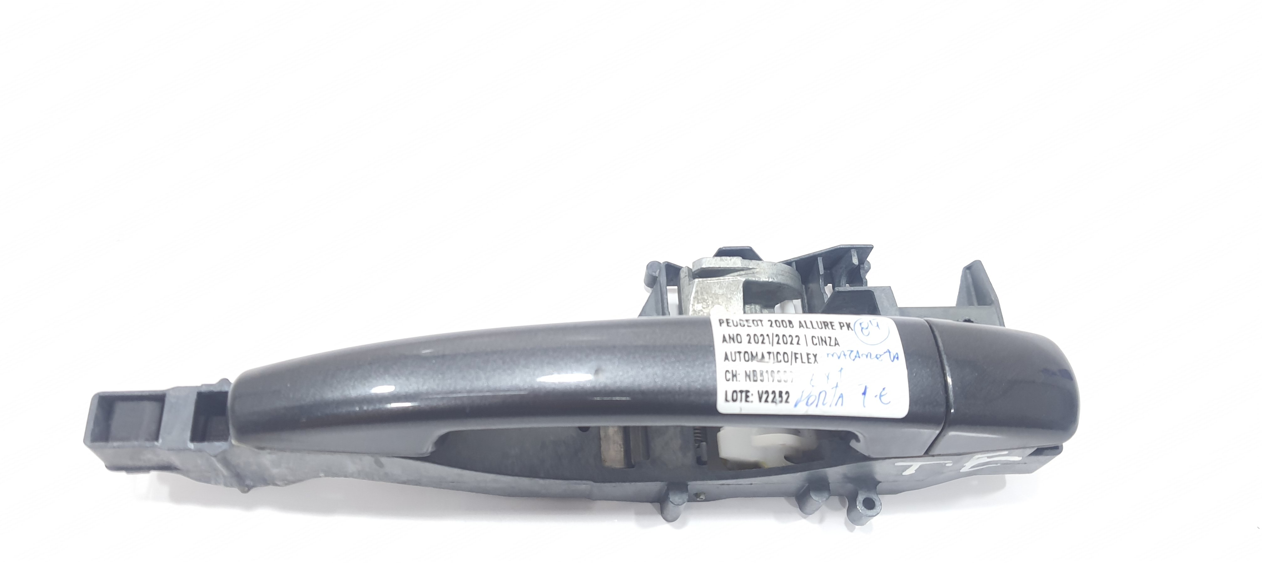 Maçaneta Ext Traseira Esquerda Peugeot 2008 1.6 V2252 Preta Traseira 5