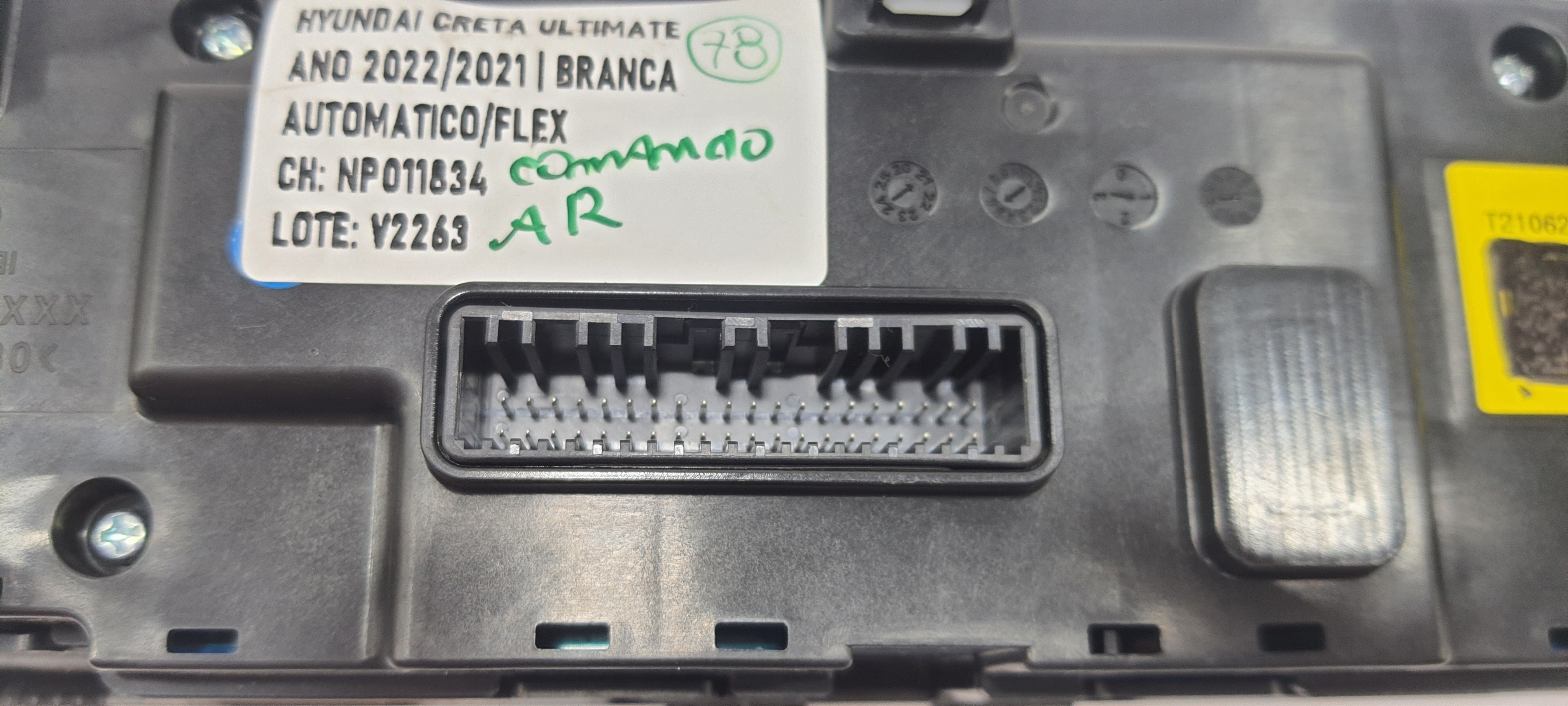 Comando De Ar Hyundai Creta 2.0 Ultimate 2022/2021 V2263 5