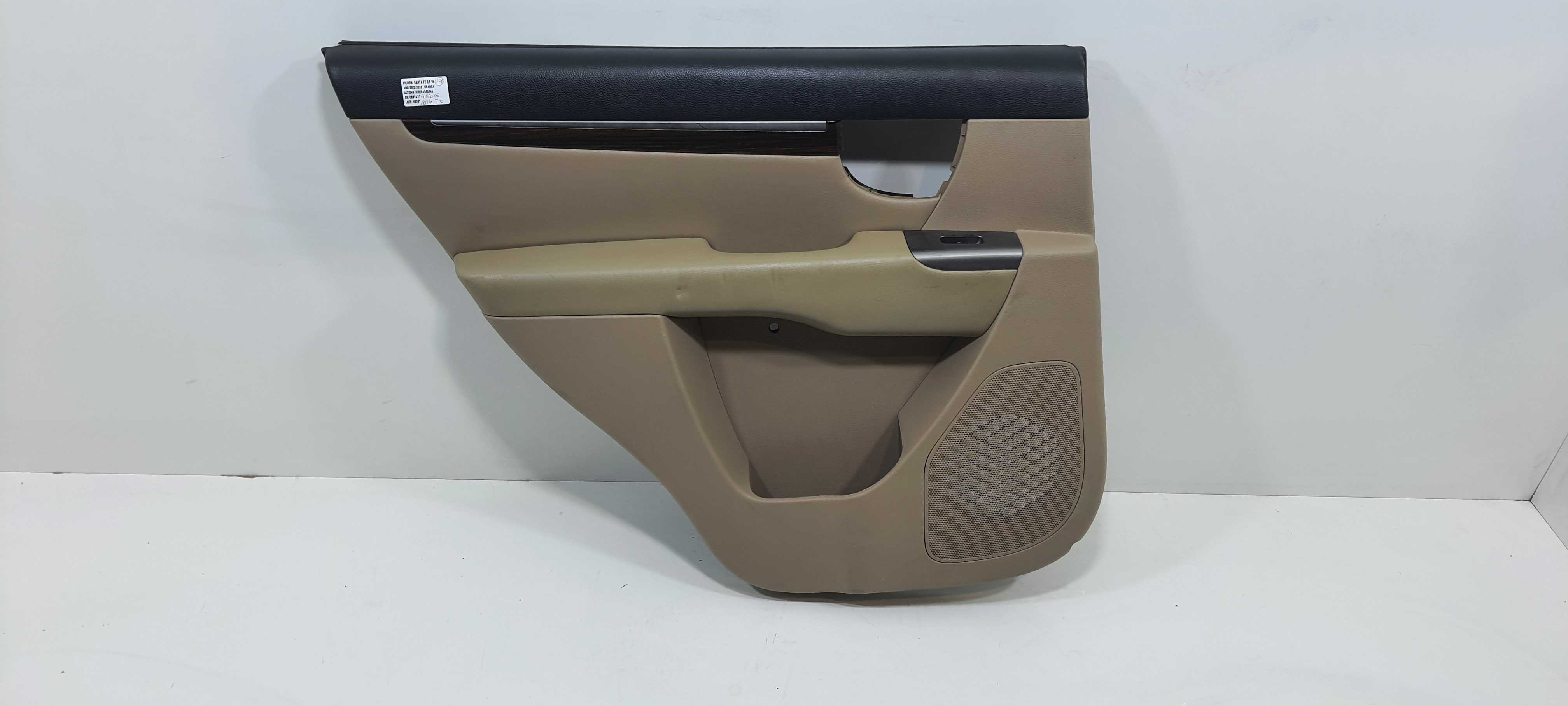 Forro De Porta Traseira Esquerda Santa Fe 3.5 V6 2013 V2271 3