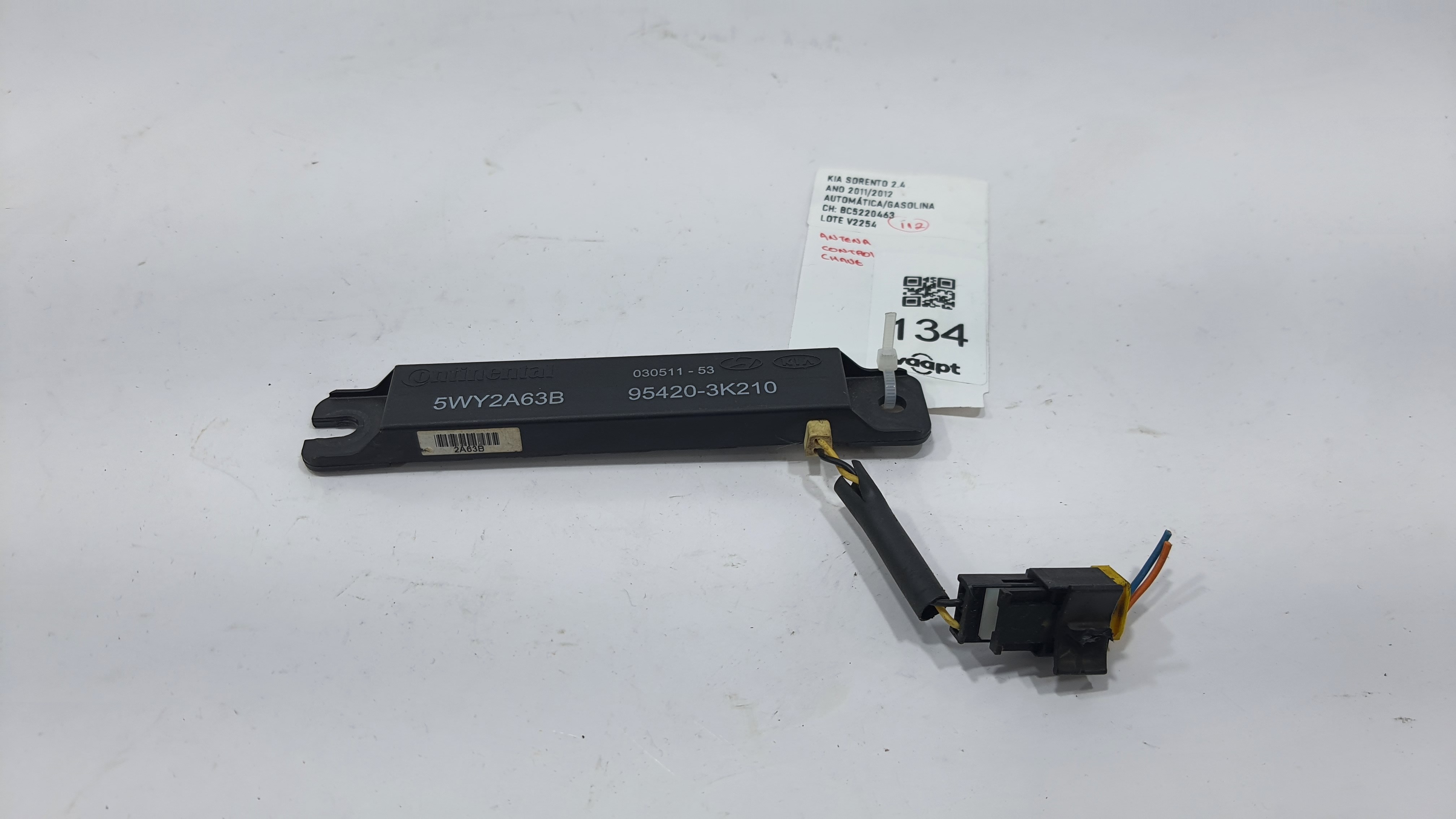 Antena Controle Chave Kia Sorento 2.4 Ano 2012 V2254. 3