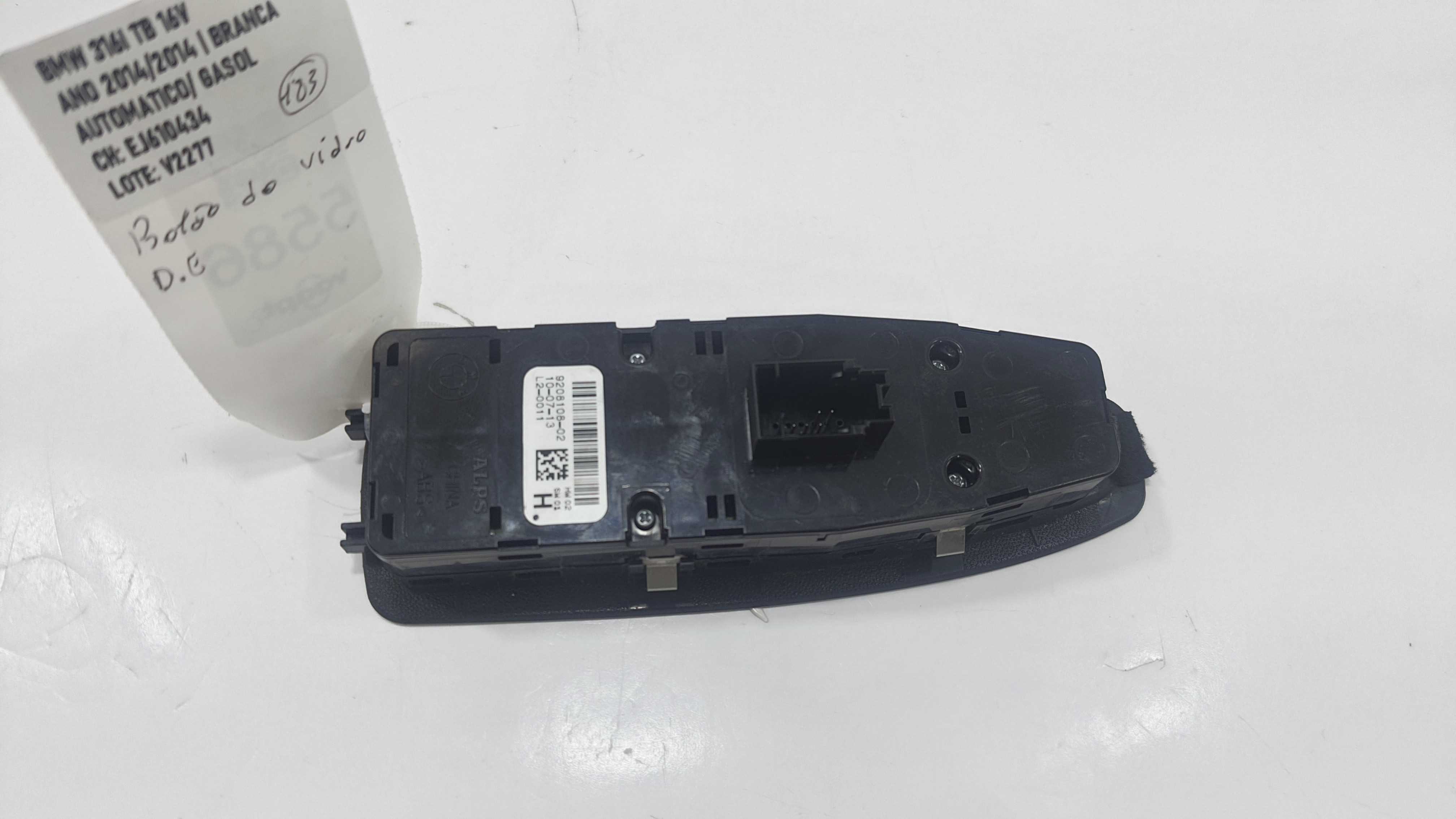 Botão Vidro Dianteira Esquerda Bmw 316i 1.6 2014 Tb V2277 4