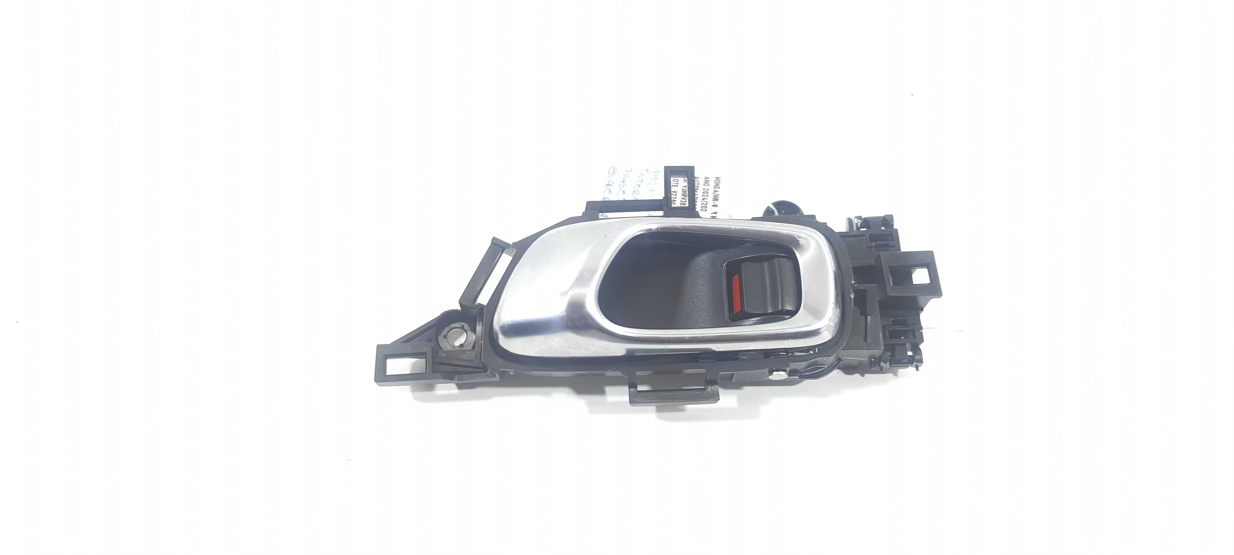 Maçaneta Interna T.esquerda Honda Hr-v Ex Hs 1.5 2024 V2280 Preto Traseira 5