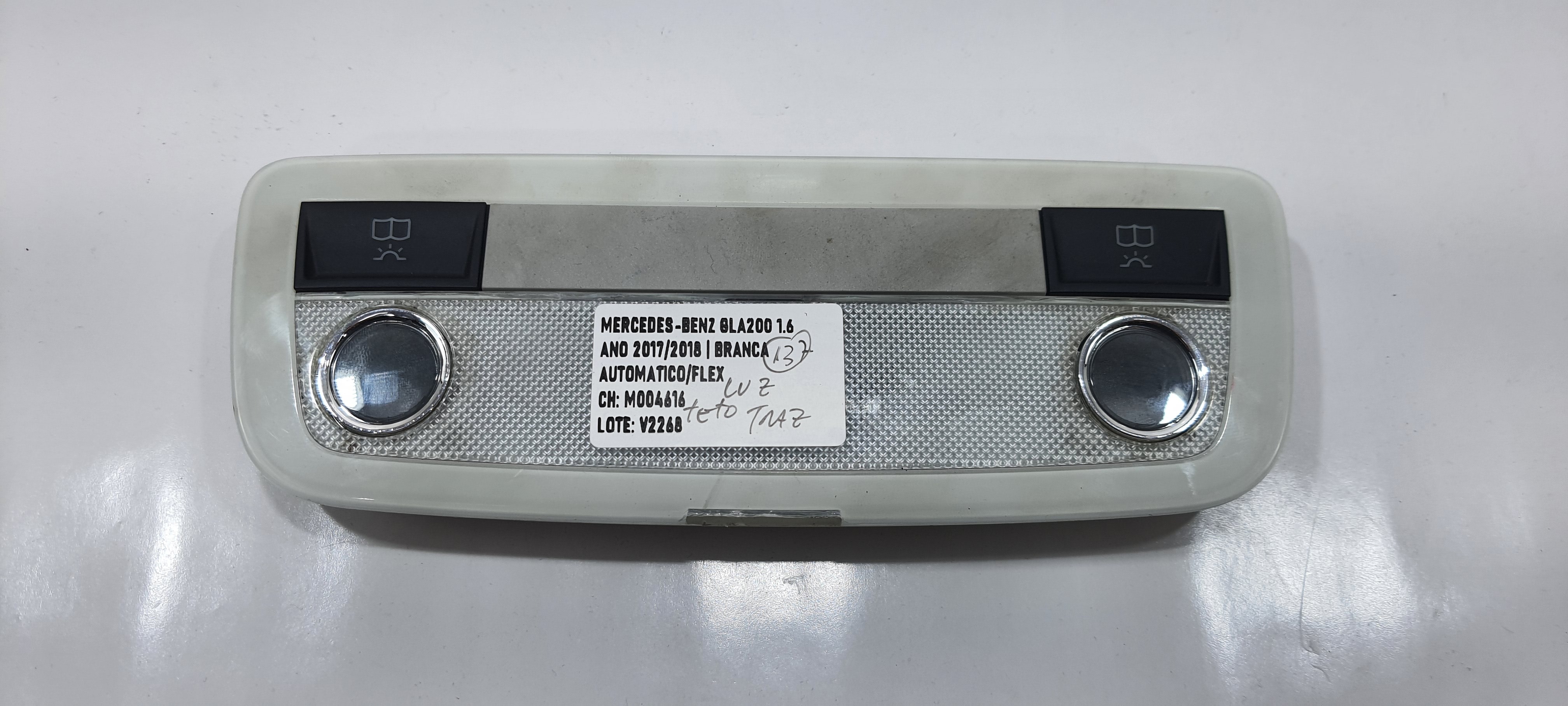 Luz Teto Traseira  Mercedes-benz Gla 200 1.6 2018 V2268 4