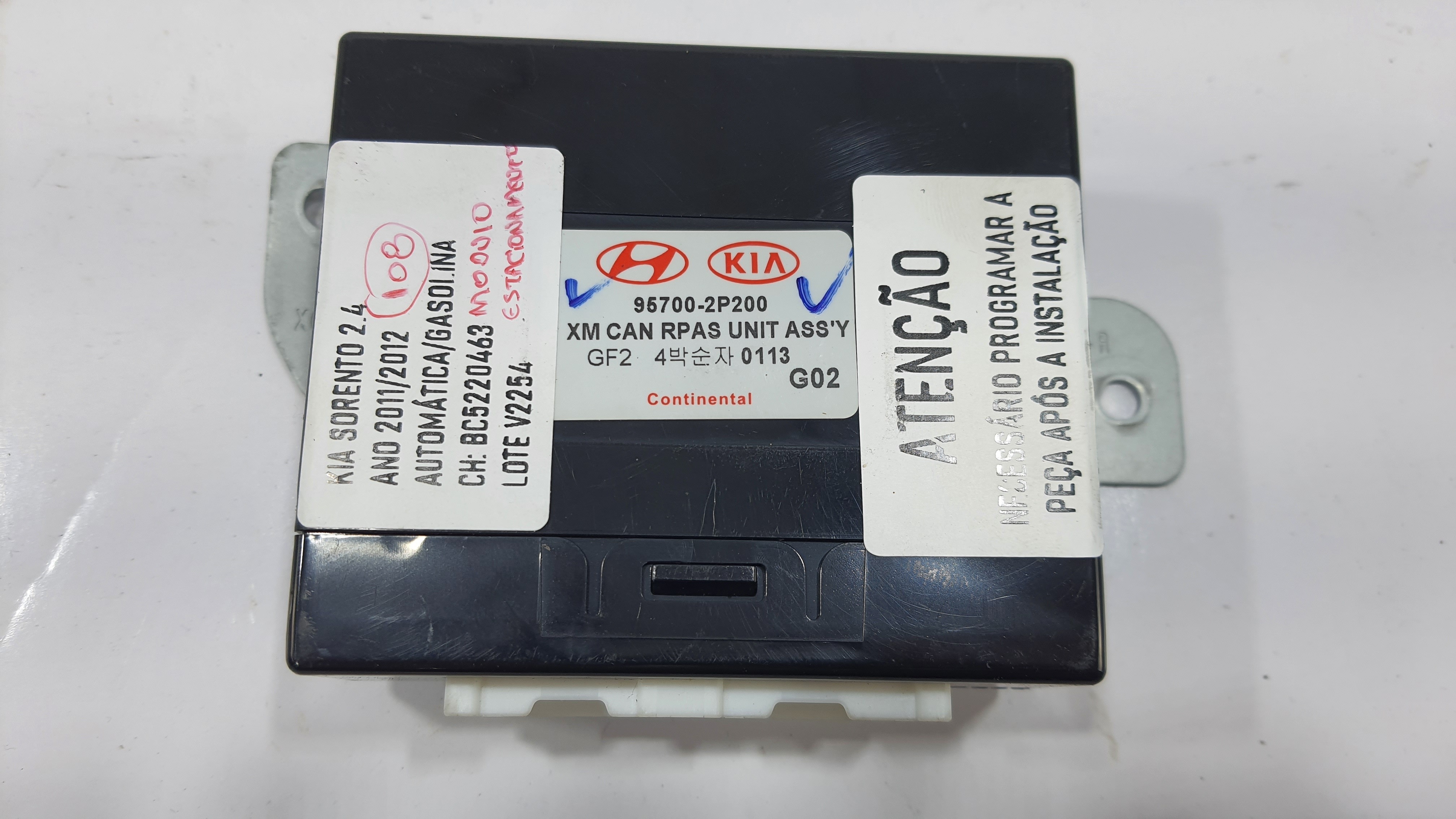 Modulo Sensor Estacionamento Kia Sorento 2.4 2012 V2254 Preto 7