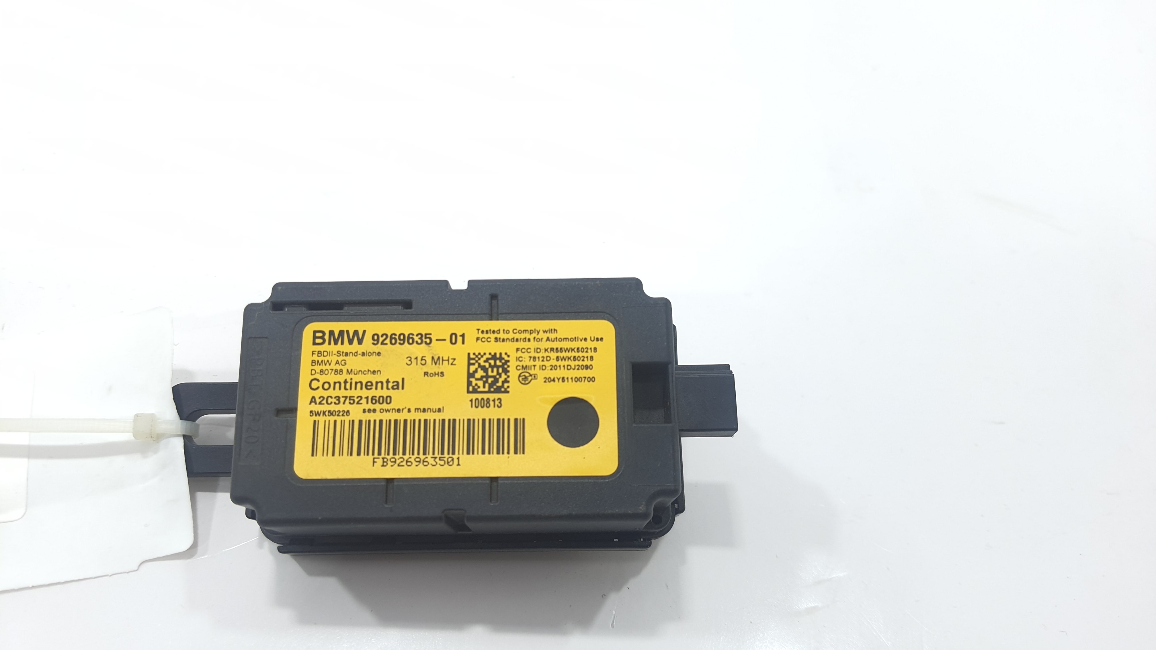Modulo Alarme Bmw 316i 1.6 2014 Tb V2277 2
