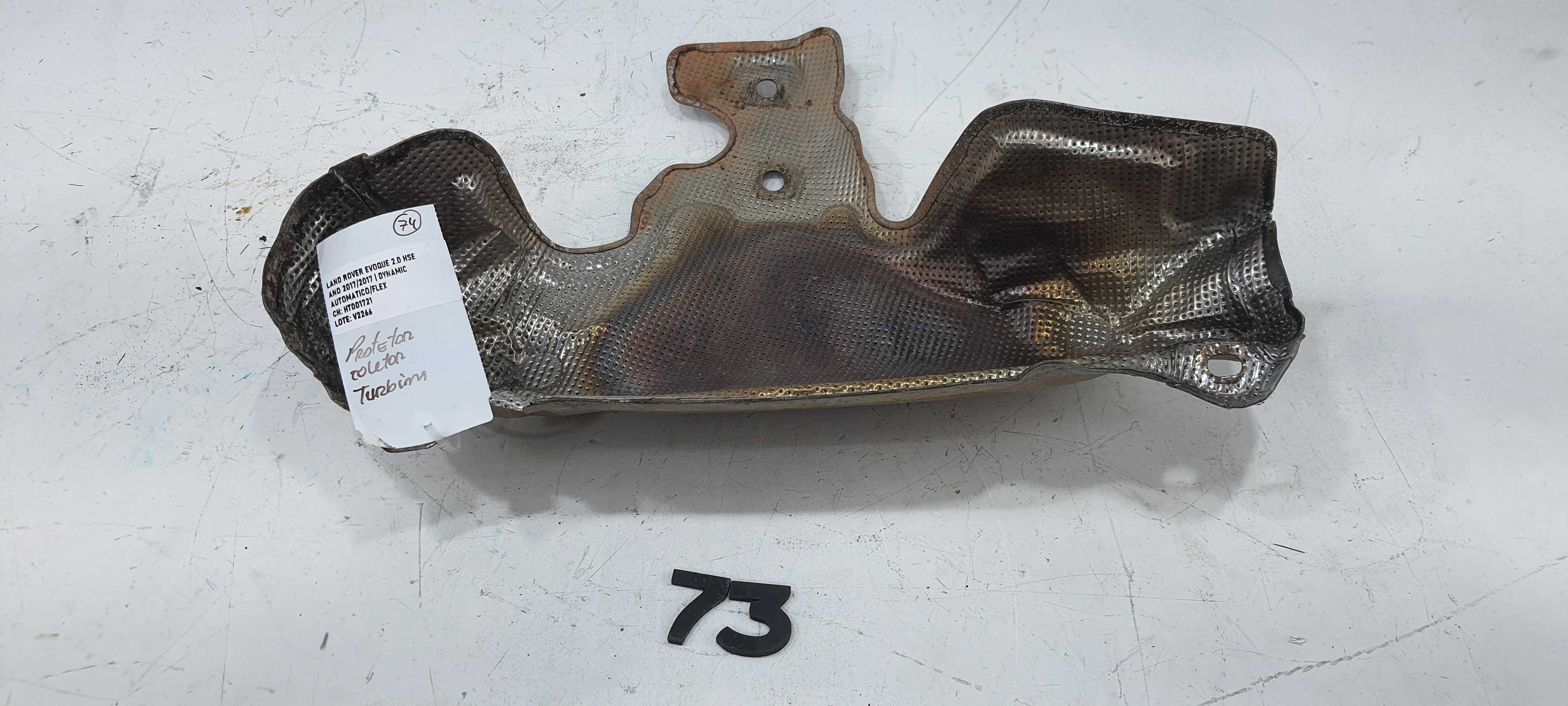 Protetor Coletor Turbina Land Rover Evoque 2017 V2266 4