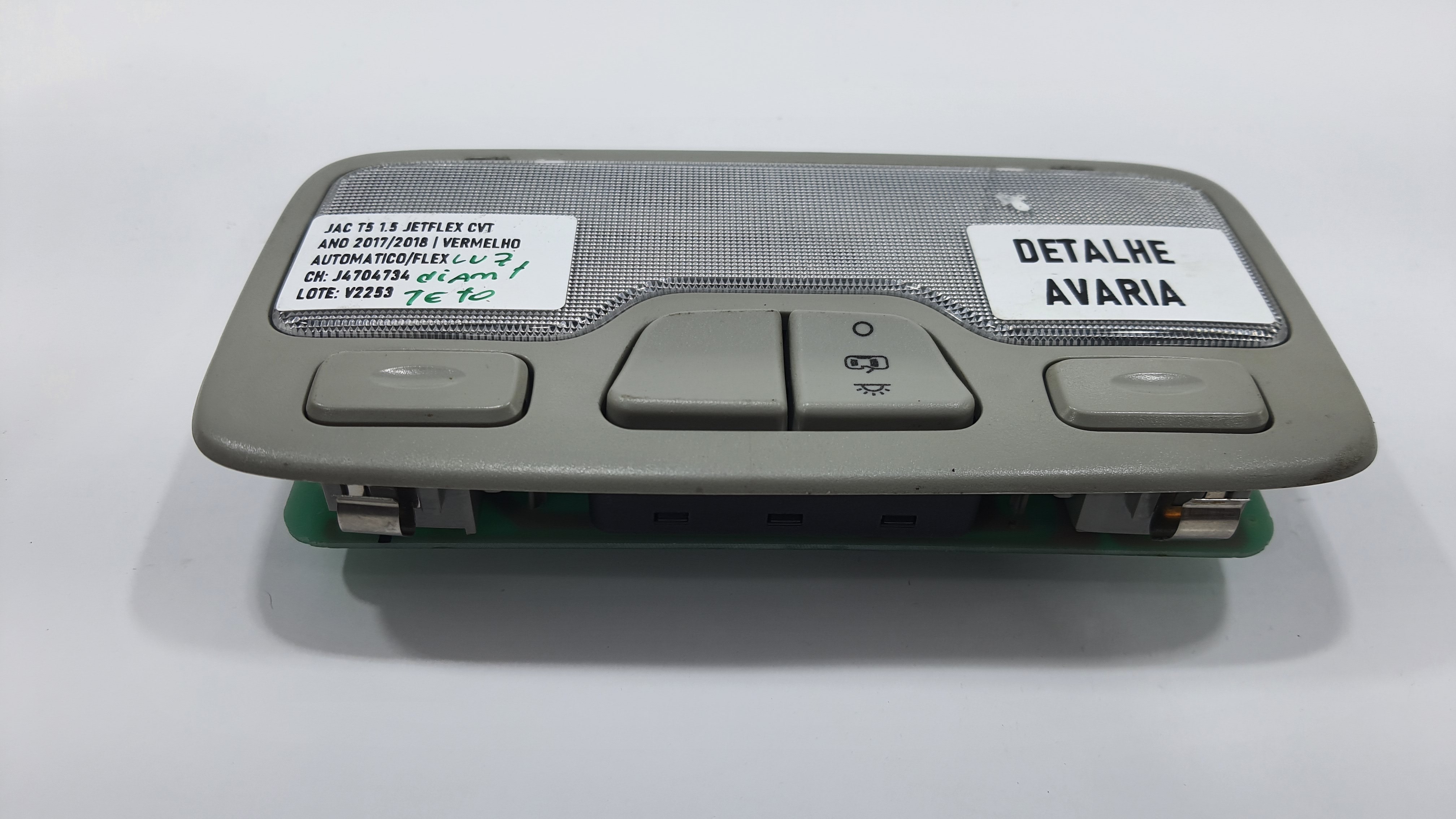 Luz Dianteira Teto Detalhe Jac T5 1.5 2018 V2253 2