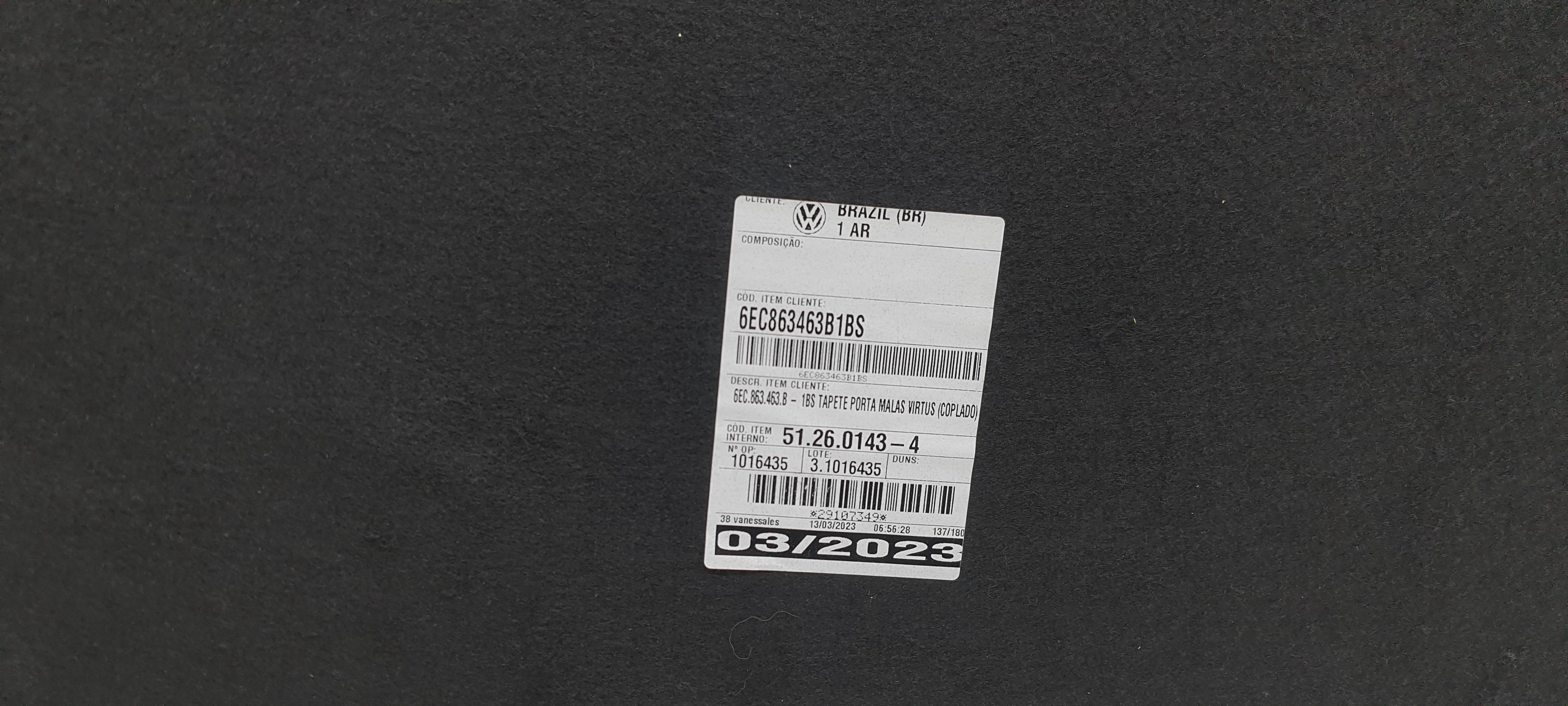 Forro Estepe Virtus Tsi 1.0 Hl 2023 V2258 Com Detalhe 6