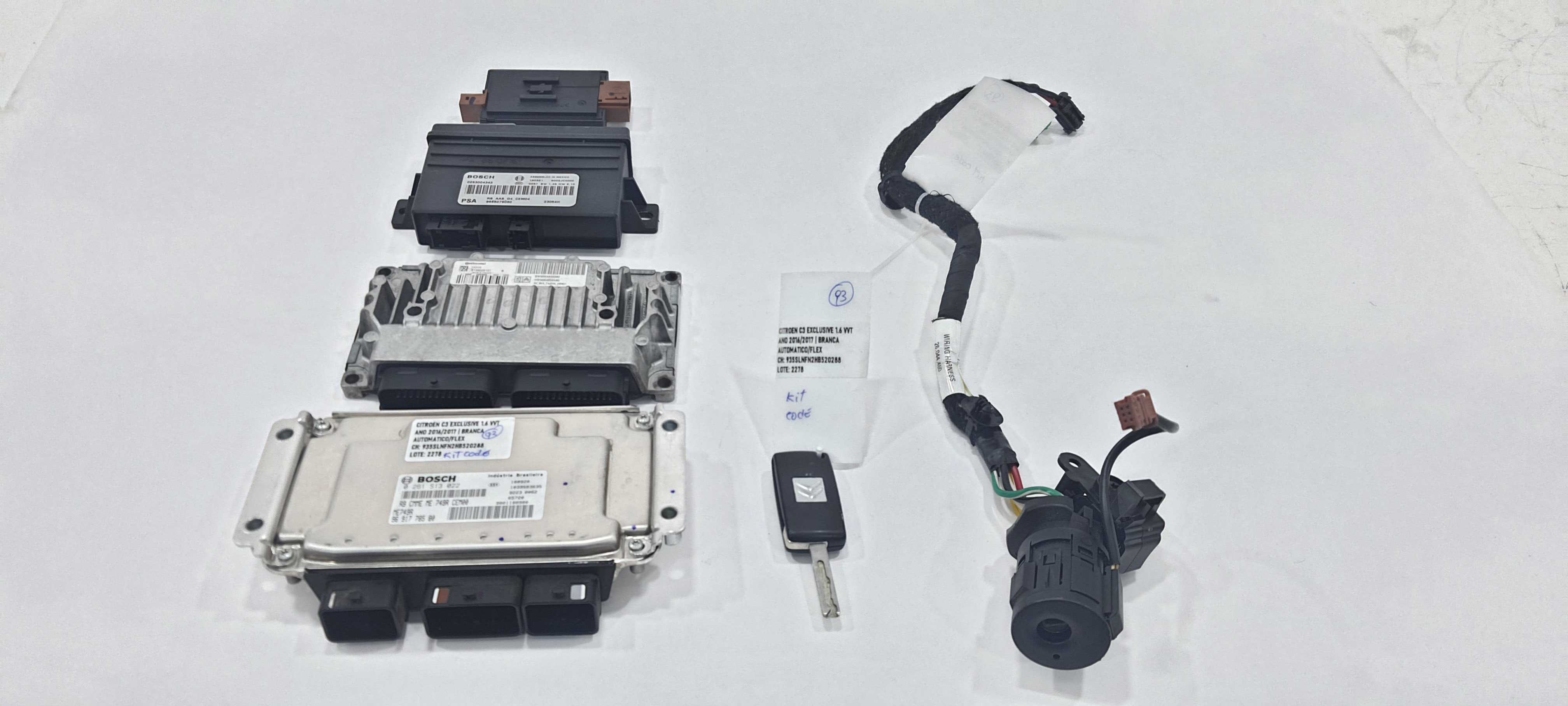 Kit Code Precisa Programar Citroen C3 Exclusive 1.6 17 V2278 2