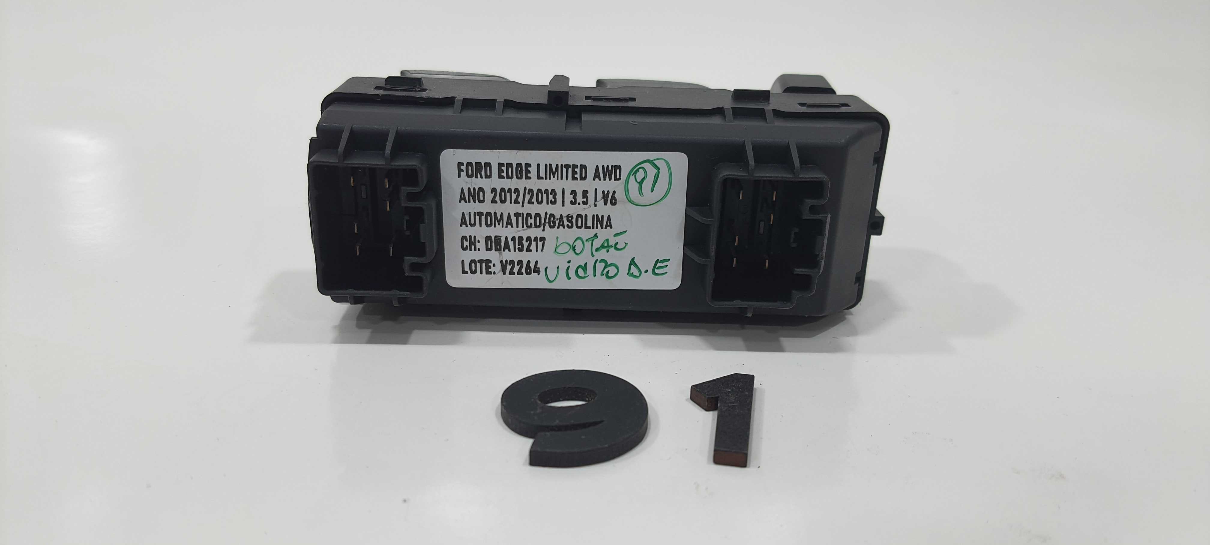 Botão Vidro Dianteiro Esquerdo Ford Edge Limitd 2013 V2264 3