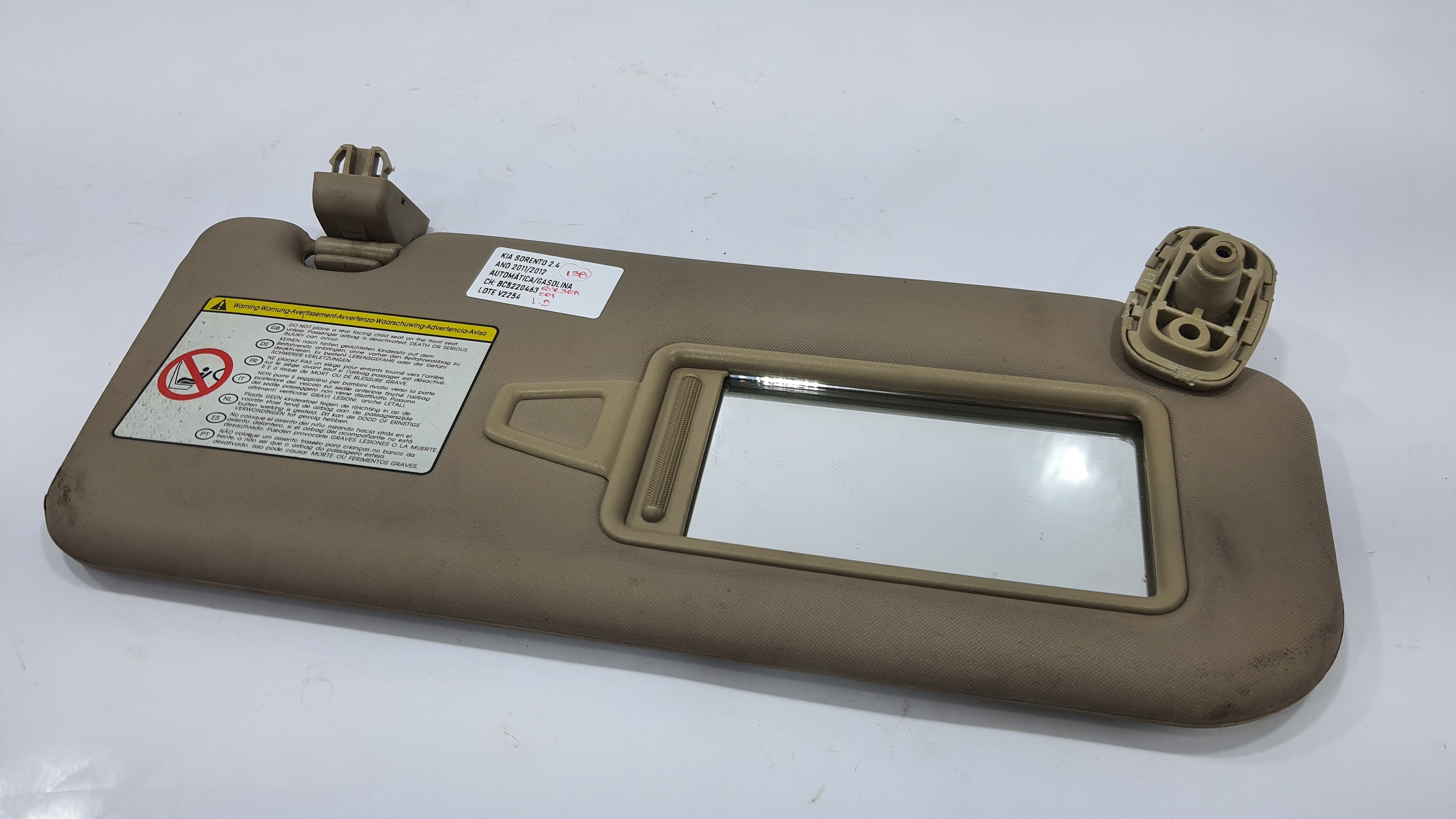 Quebrasol Lado Direito Kia Sorento 2.4 2012 V2254 3