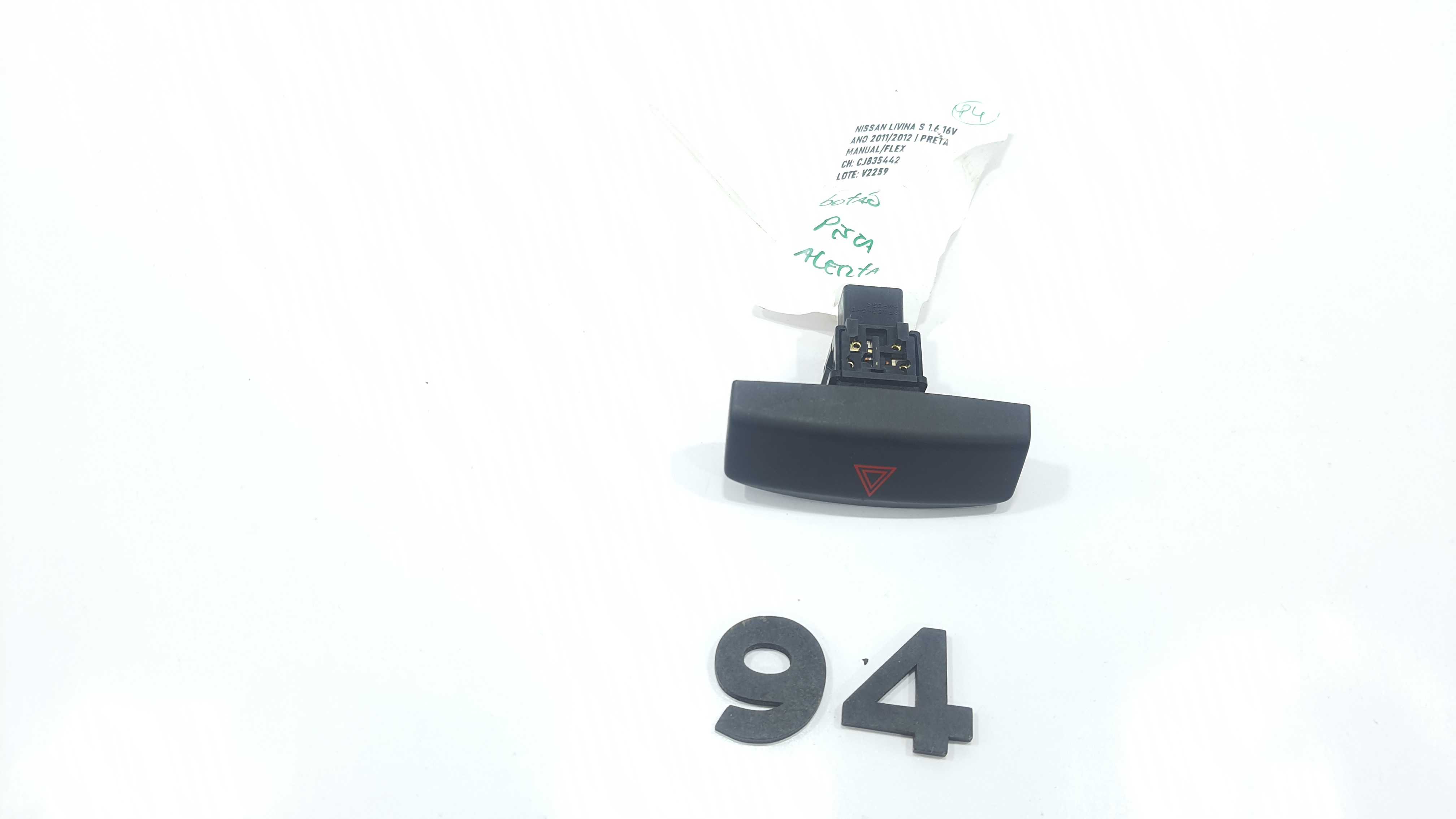Botão Pisca Alerta Nissan Livina Ano 2012 V2259 3