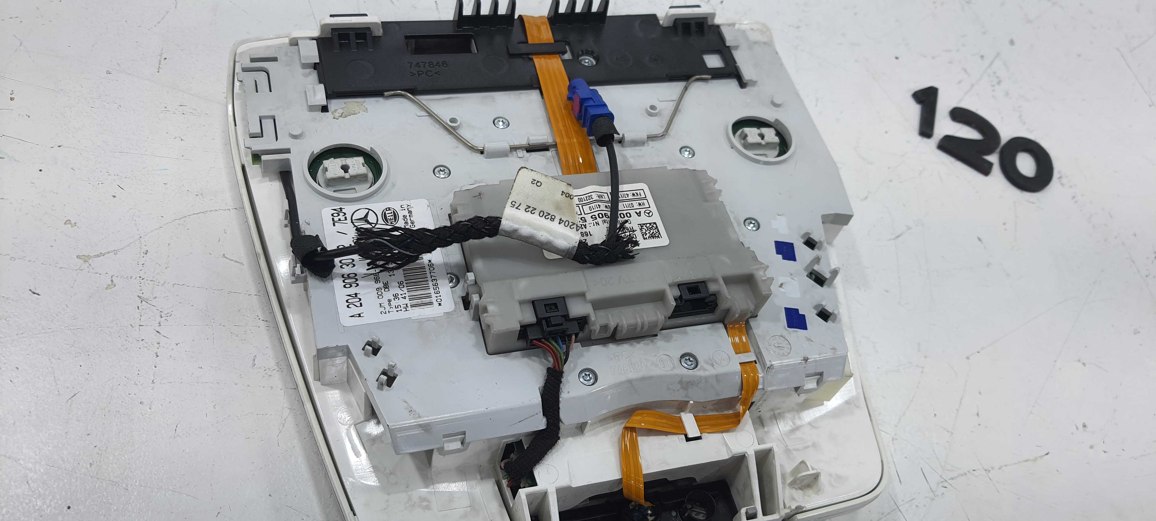 Luz Teto Dianteira Mercedes-benz C180 2012 V2267 3