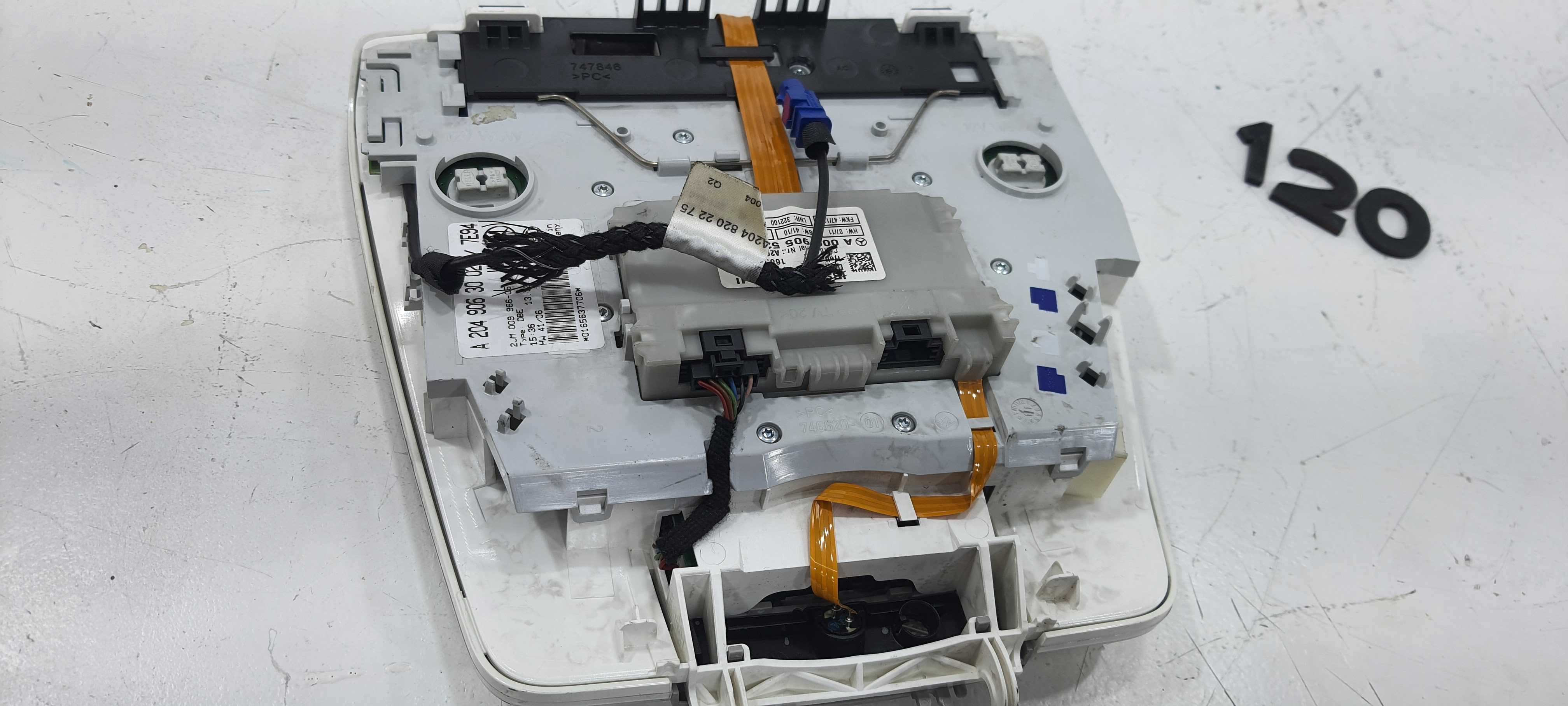 Luz Teto Dianteira Mercedes-benz C180 2012 V2267 2
