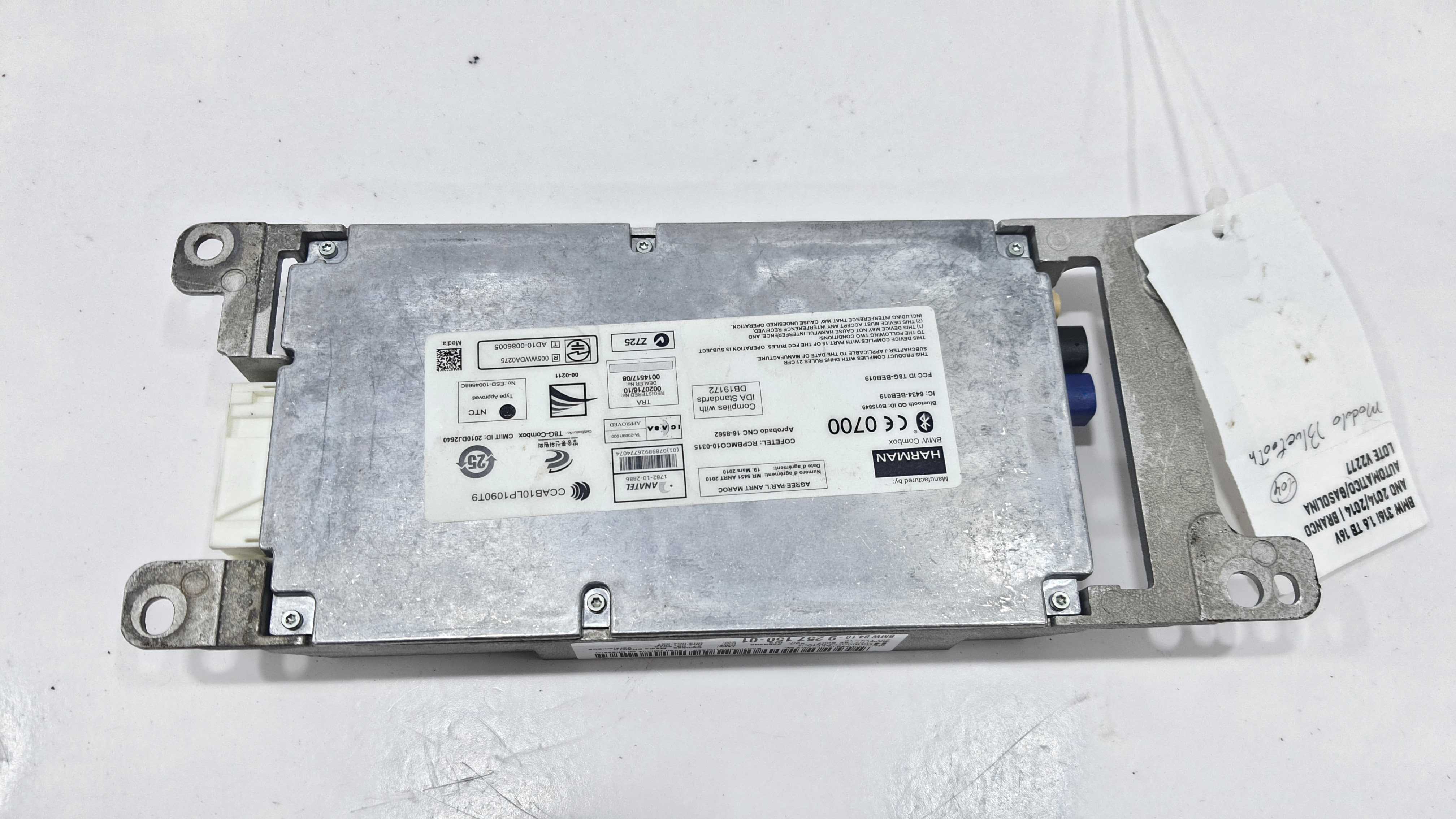 Modulo Bluetooth Som Bmw 316i 1.6 2014 Tb V2277 6