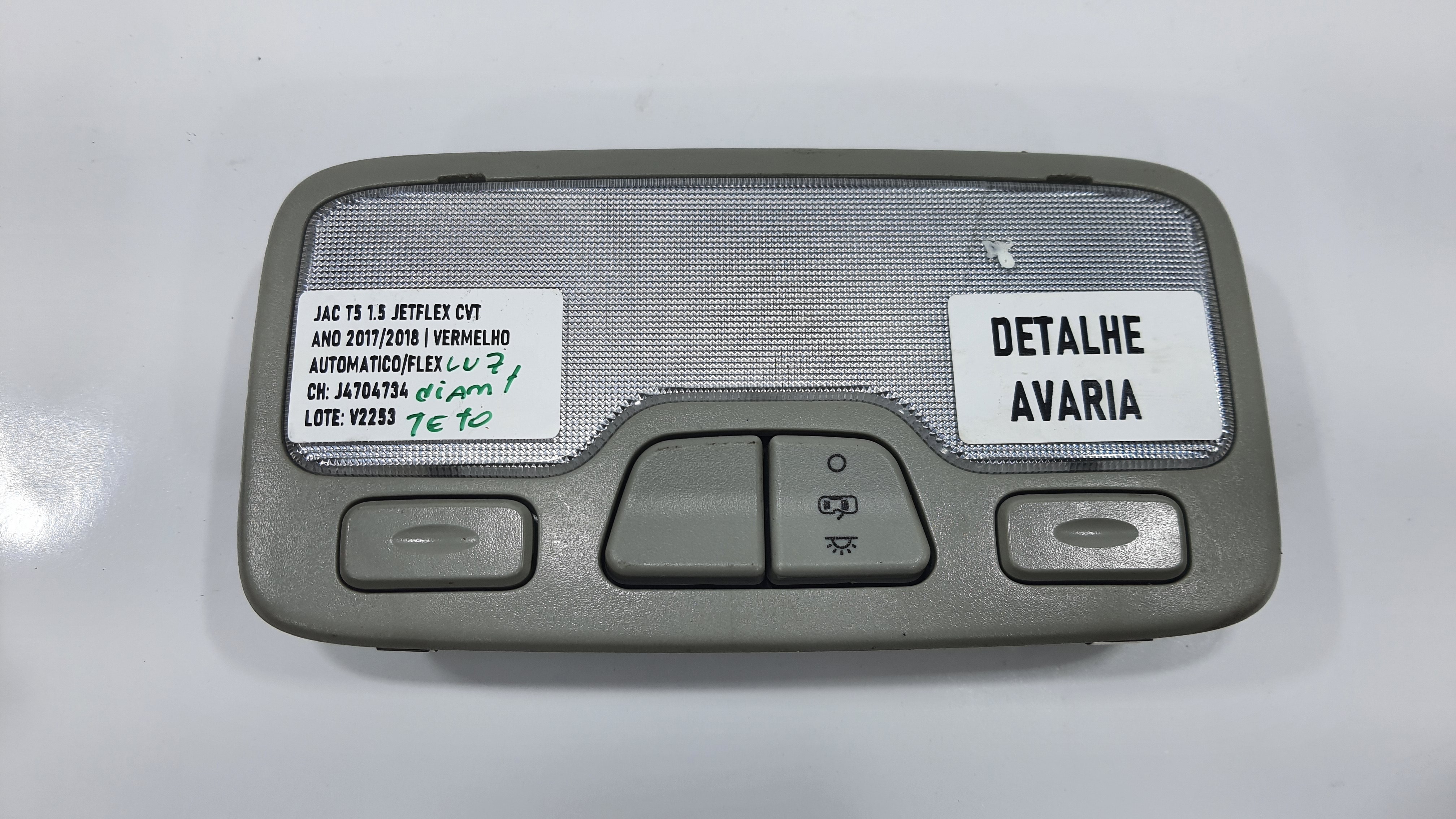 Luz Dianteira Teto Detalhe Jac T5 1.5 2018 V2253 6