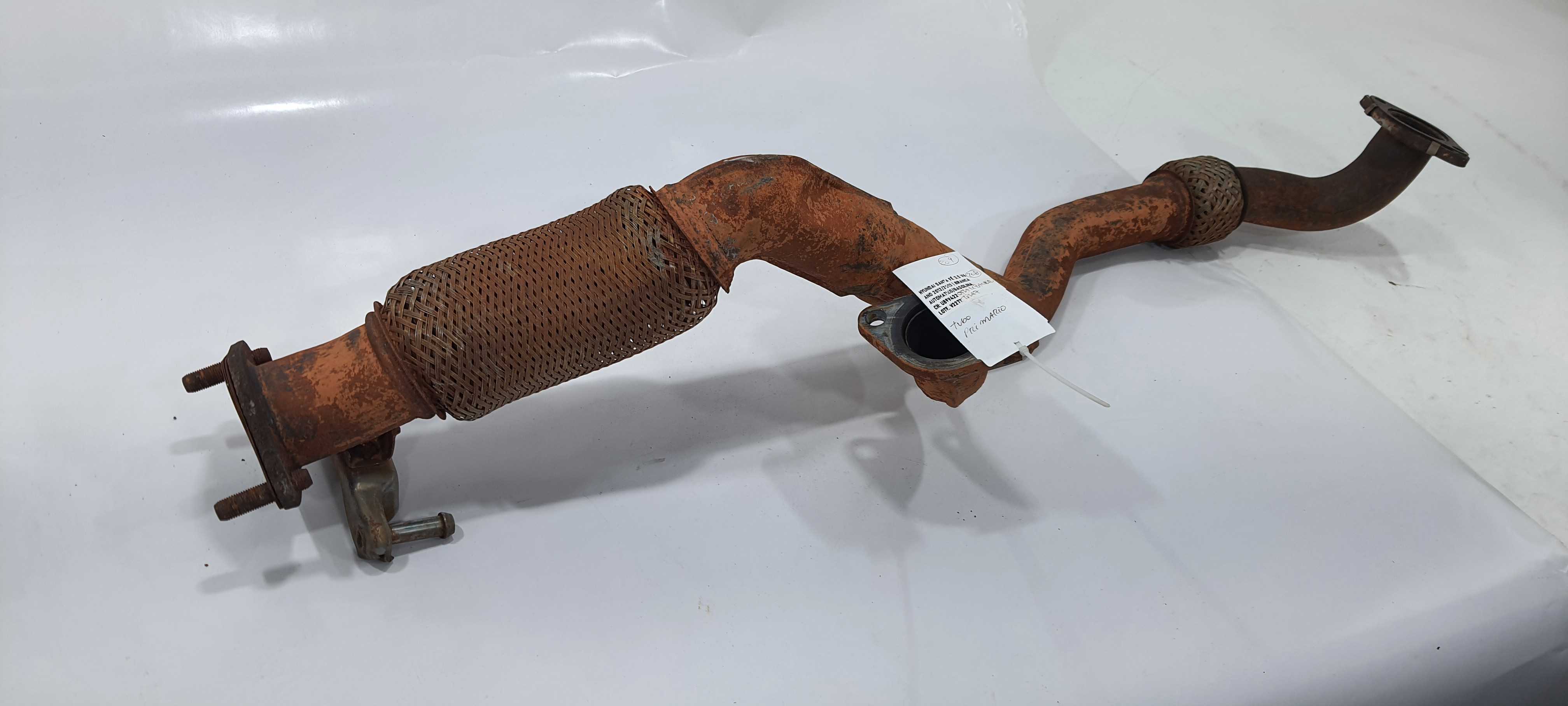 Tubo De Escape Dianteiro Hyundai Santa Fe 3.5 V6 2013 V2271 Marrom oxidado 3