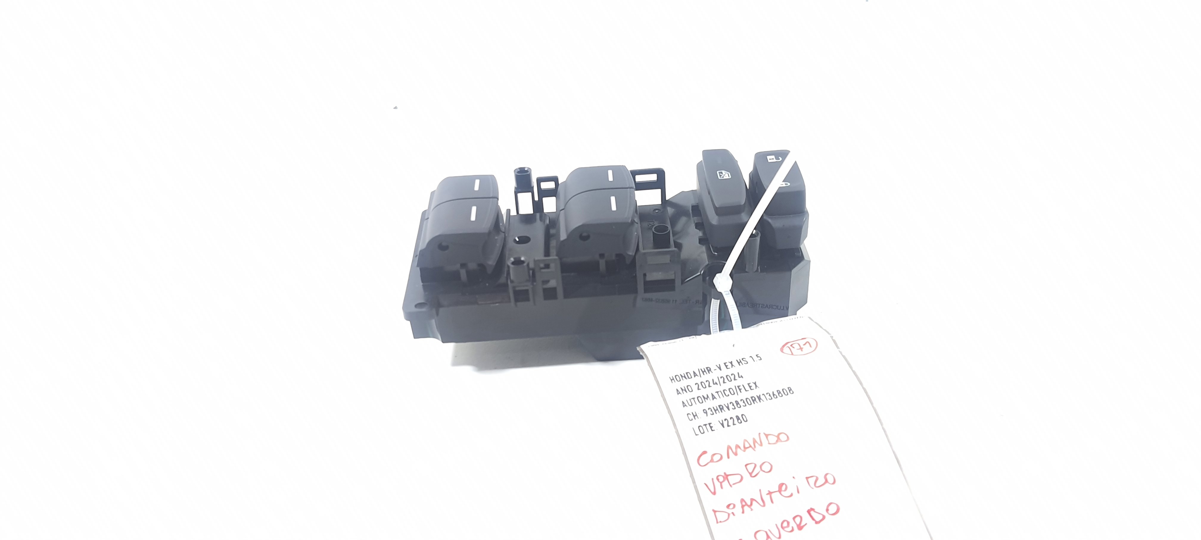 Comando Vidro D. Esquerdo Honda Hr-v Ex Hs 1.5 2024 V2280 2