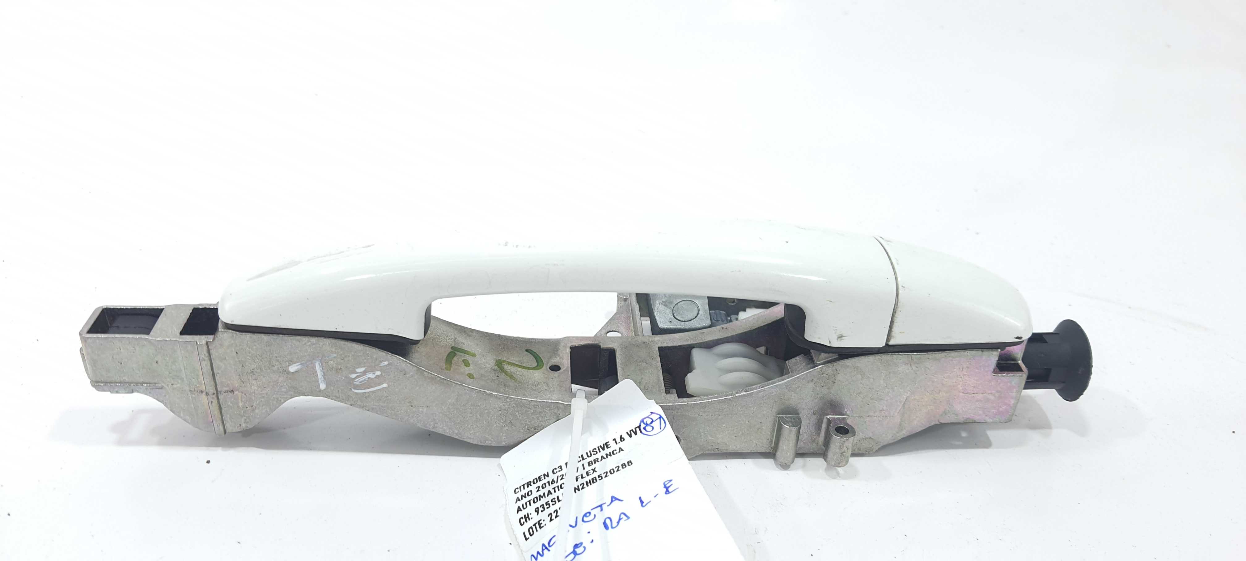 Maçaneta Exter. D.esquerdo Citroen C3 Exclusive 1.6 17 V2278 Branco Dianteira 4