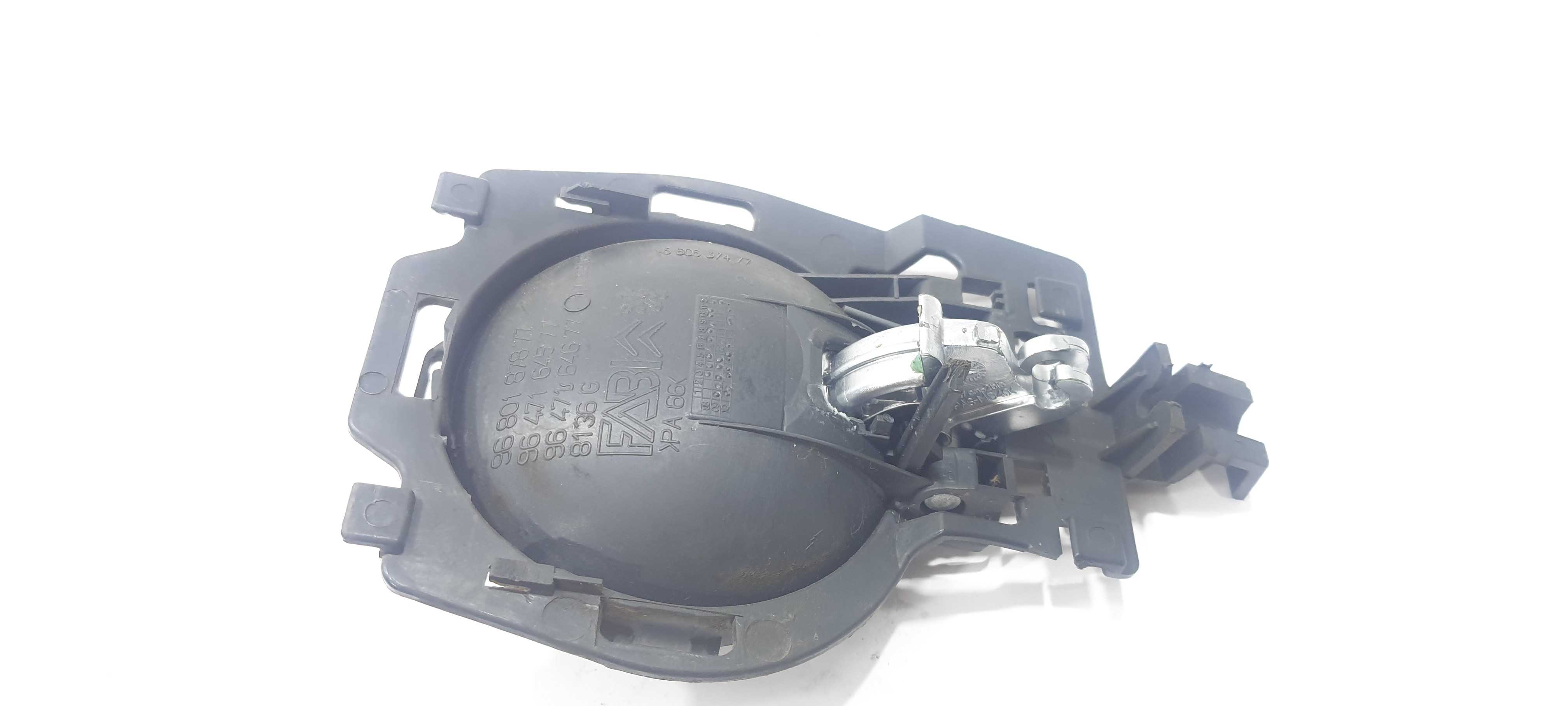Maçaneta Interna Diant Esq Citroen C3 2012  Prata Dianteira 4