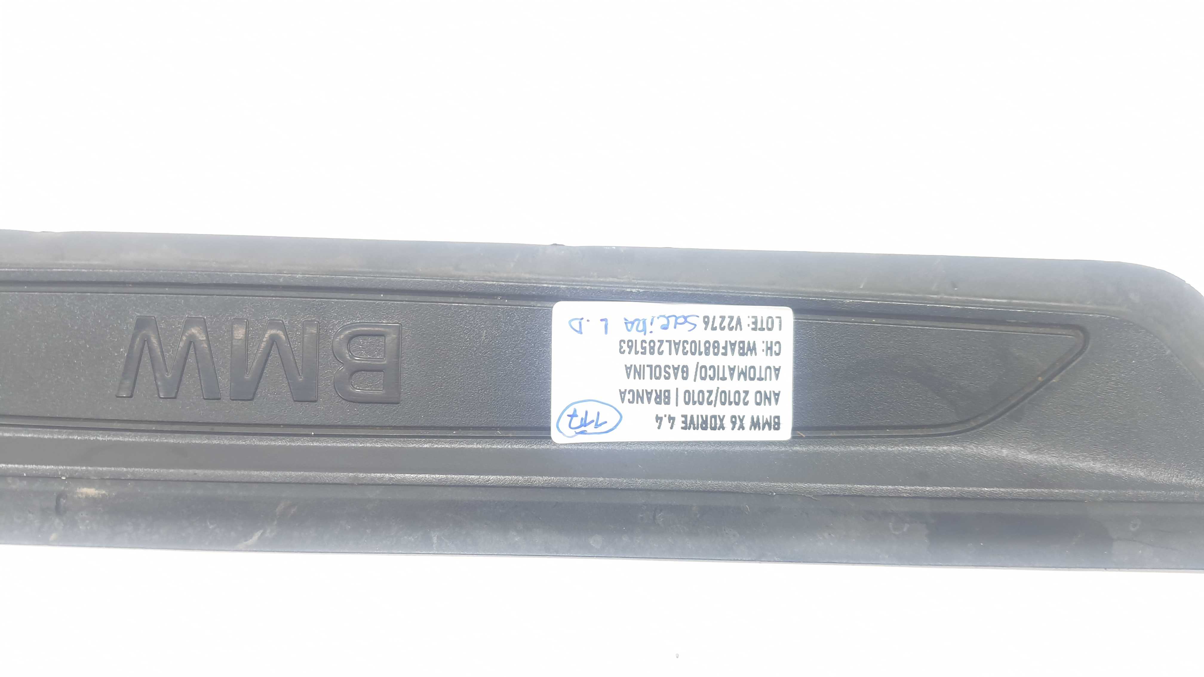 Soleira Dianteira Direita Bmw X6 Xdrive 4.4 2010 V2276 Preta 5
