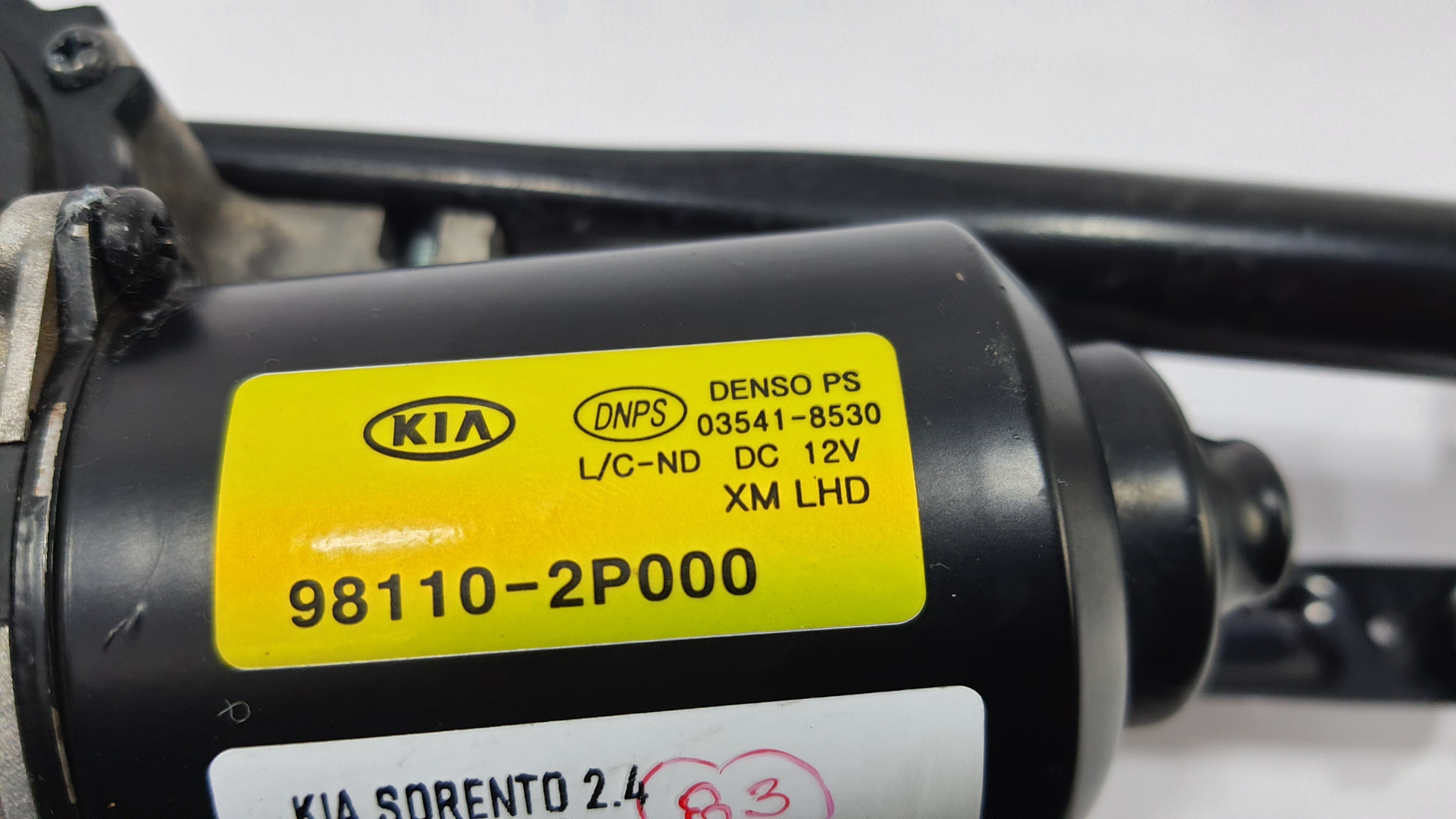 Motor Limpador Dianteiro Kia Sorento 2.4 Ano 2012 V2254 5