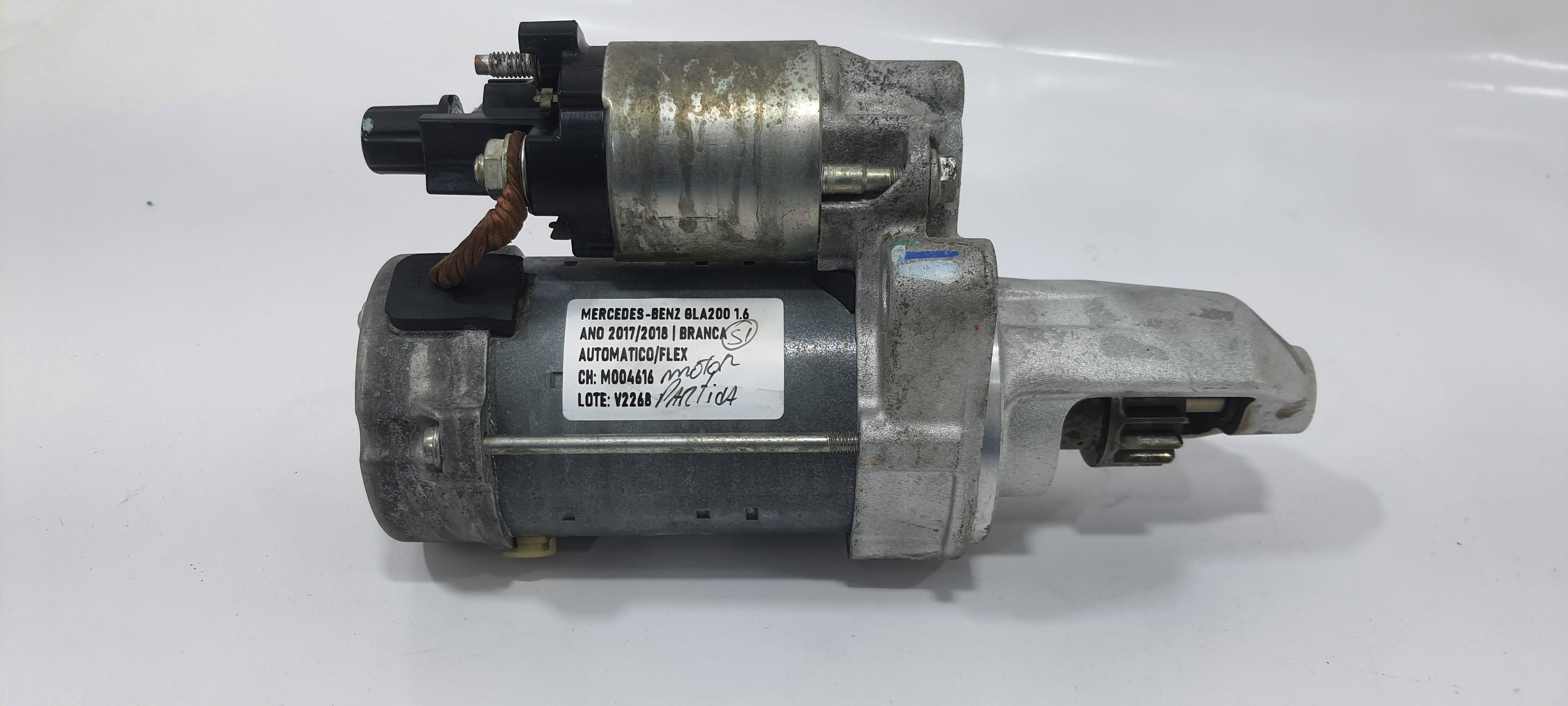 Motor Partida Arranque Mercedes Gla 200 1.6 2018 A6459060800 4