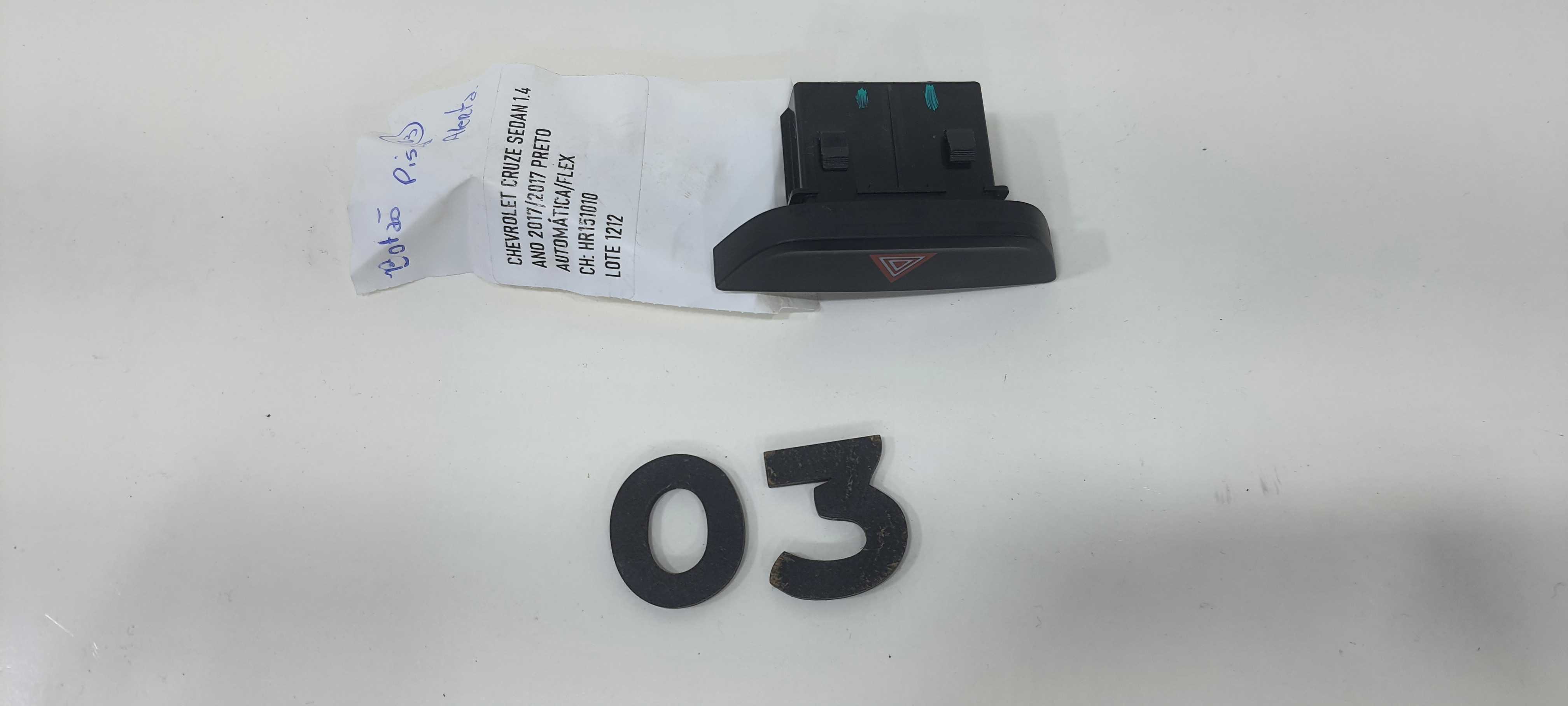 Botao Pisca Alerta Cruze Ltz 1.4 Sedan Ano 2017 V1212 5