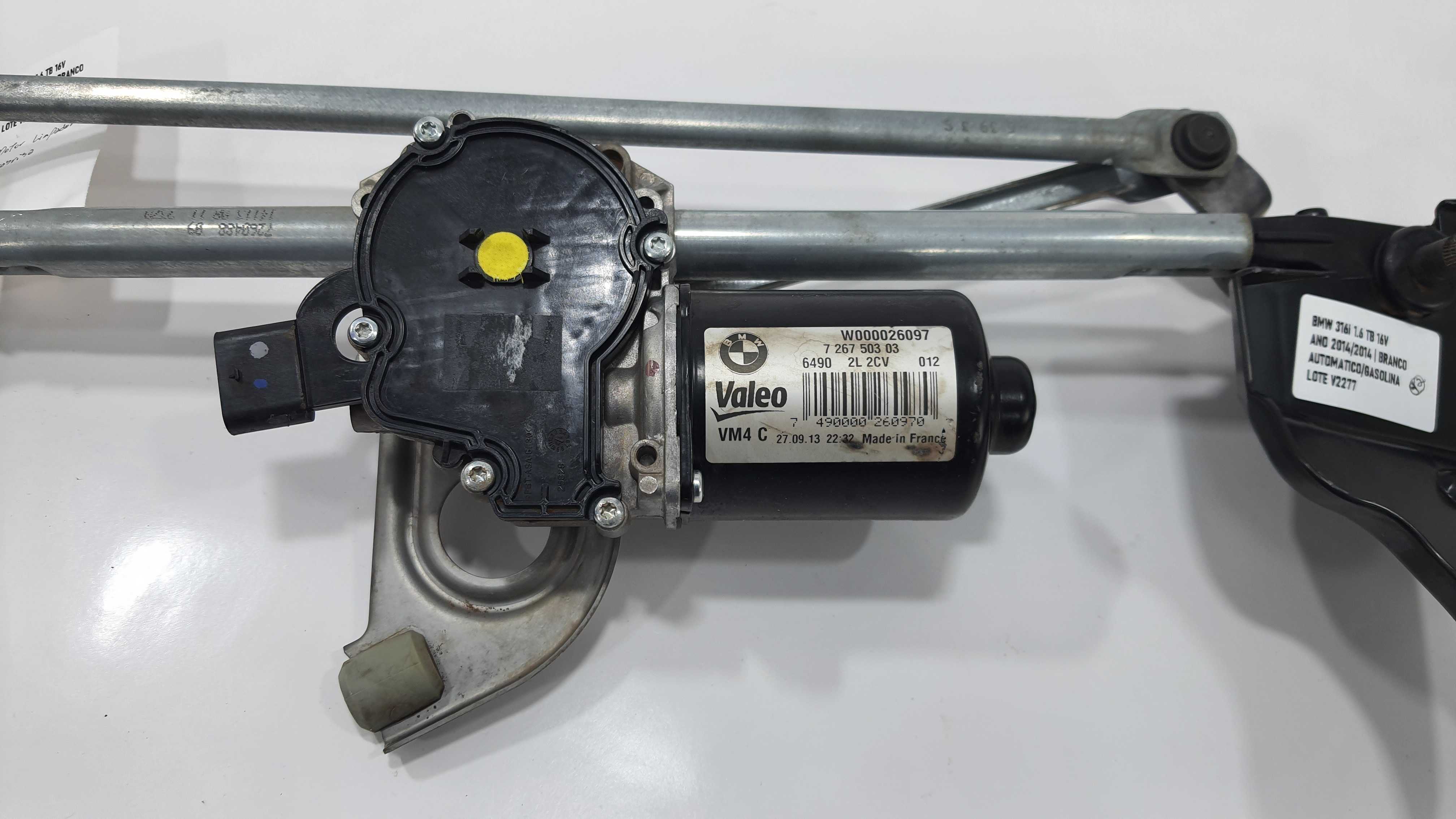 Motor Limpador Parabrisa Bmw 316i 1.6 Tb 2014 V2277 7