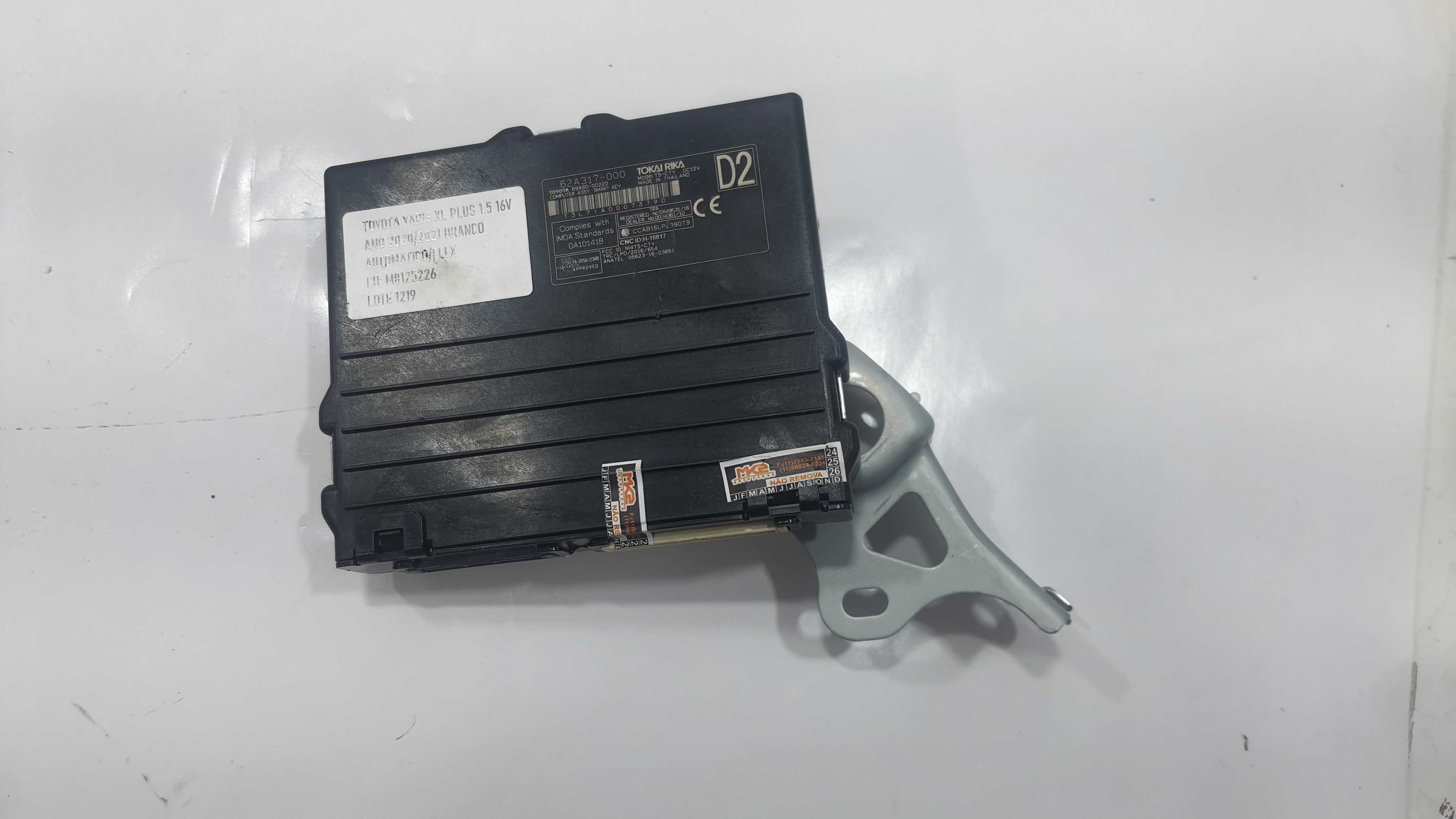 Modulo Assistente Partida Smart Key Toyota Yaris  21 V1219 4