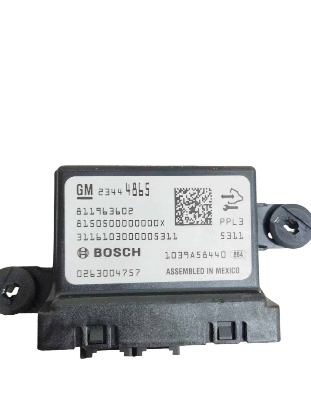 Módulo Sensor Estacionamento Gm Onix Spin Prisma 23444865 Preto 3
