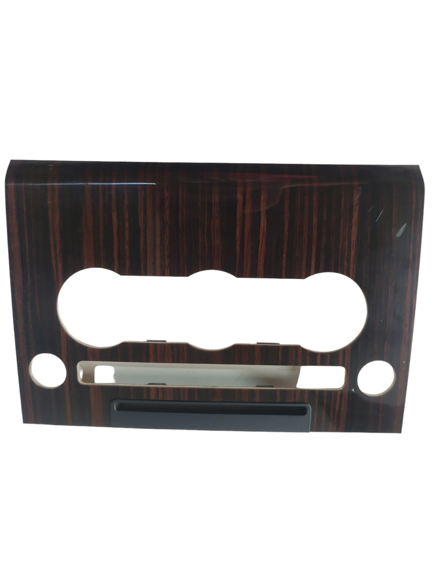 Moldura Painel Botões Ar Range Rover Vogue 2015 2016 Madeira 2