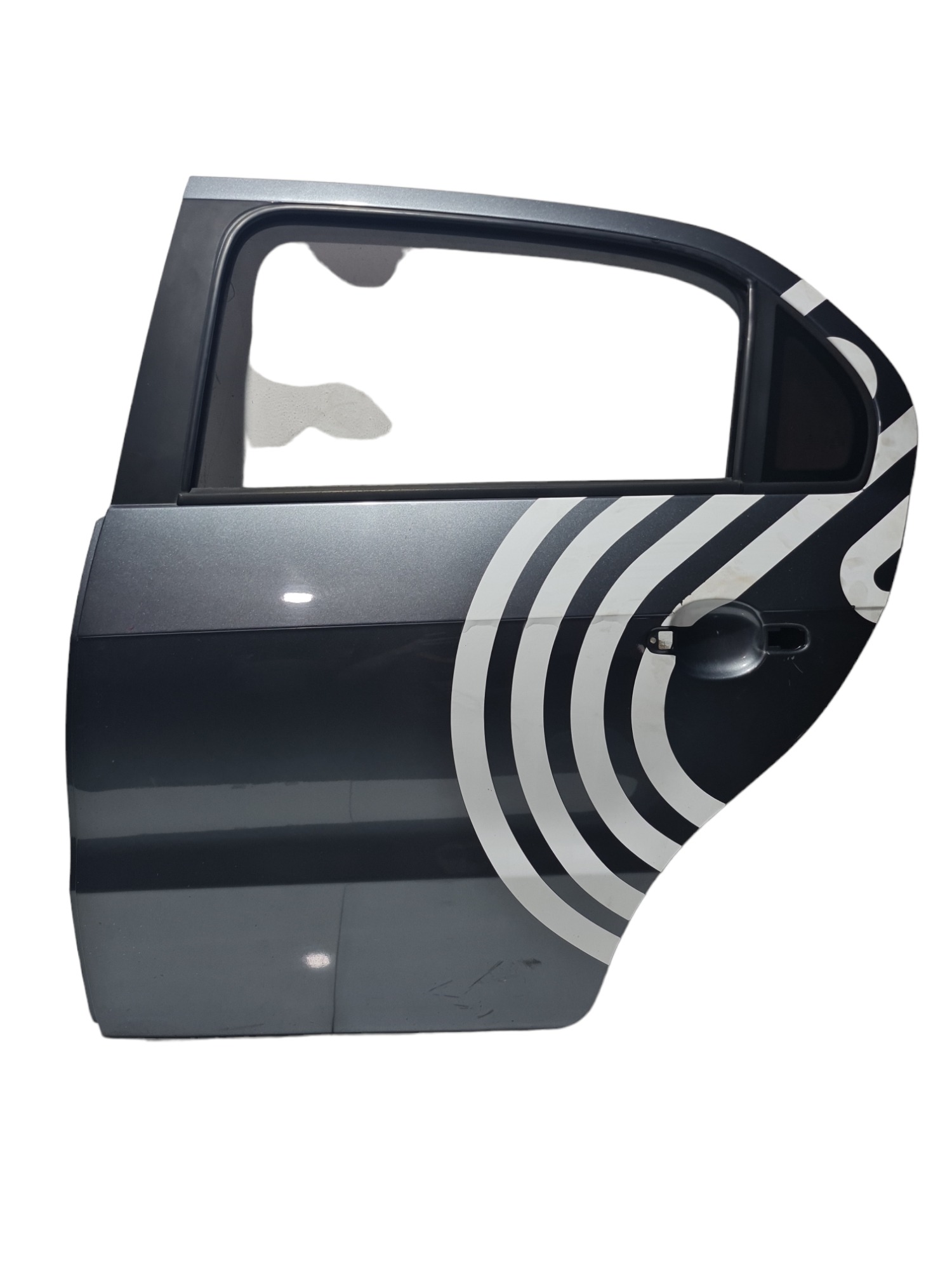 Porta Traseira Esquerda Vw Gol E Voyage G8 Leve Detalhe Traseira Esquerda Cinza 3