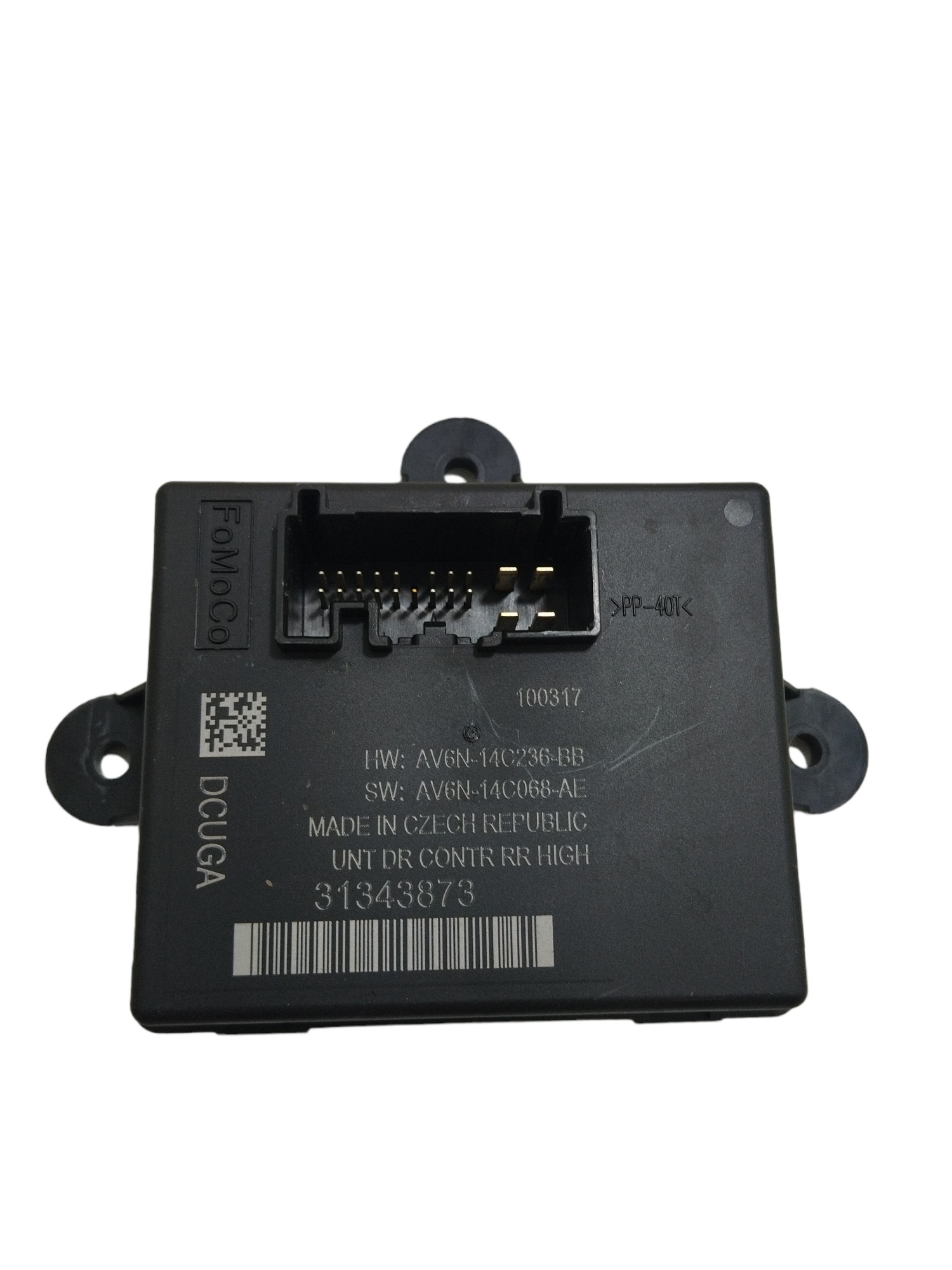 Módulo Porta Traseira Volvo V40 Cross Country T4 Esq Ou Di Preto 2