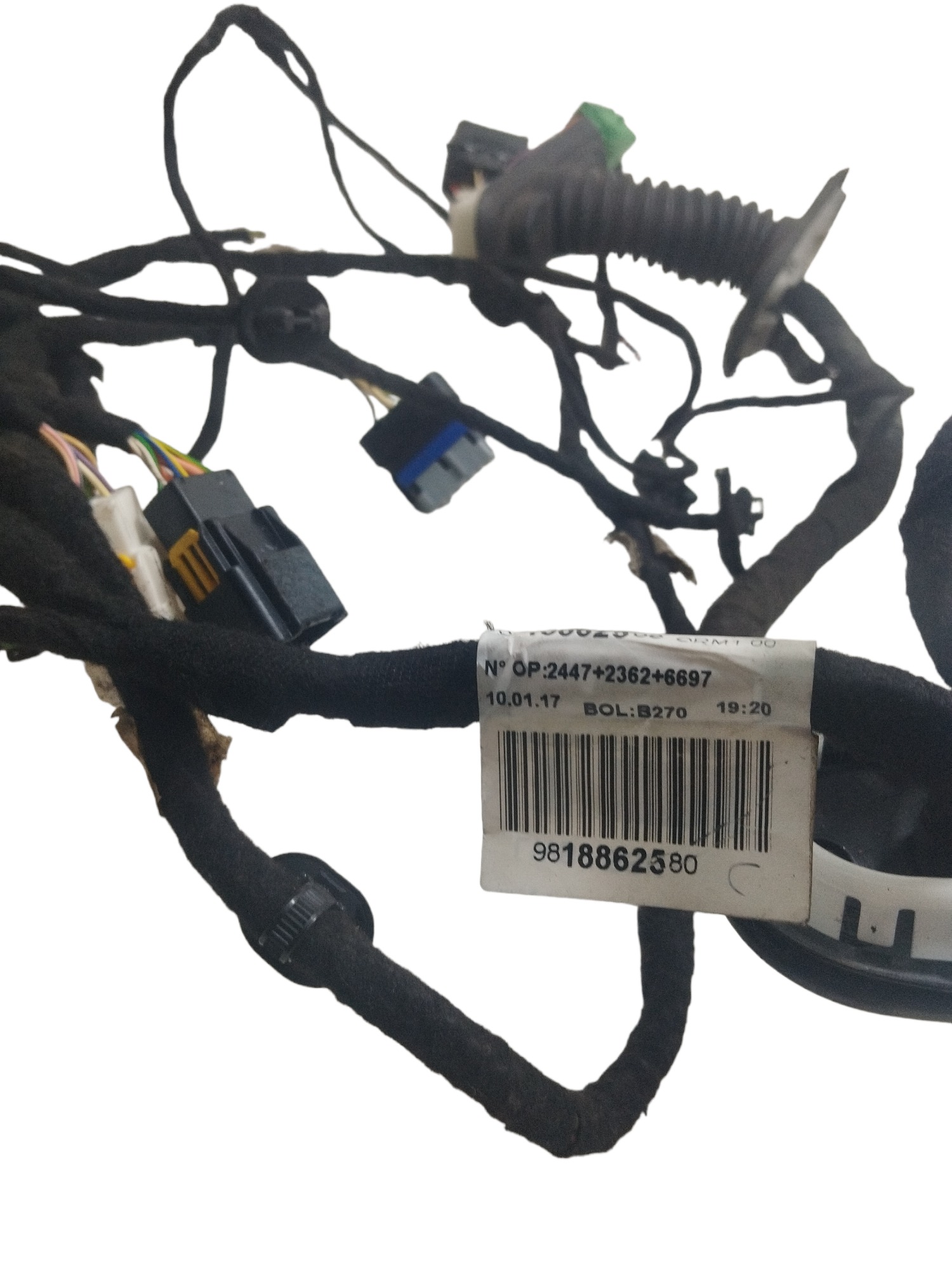 Chicote Porta Peugeot 3008 2017/2018 2019 Cód 9818862580 3