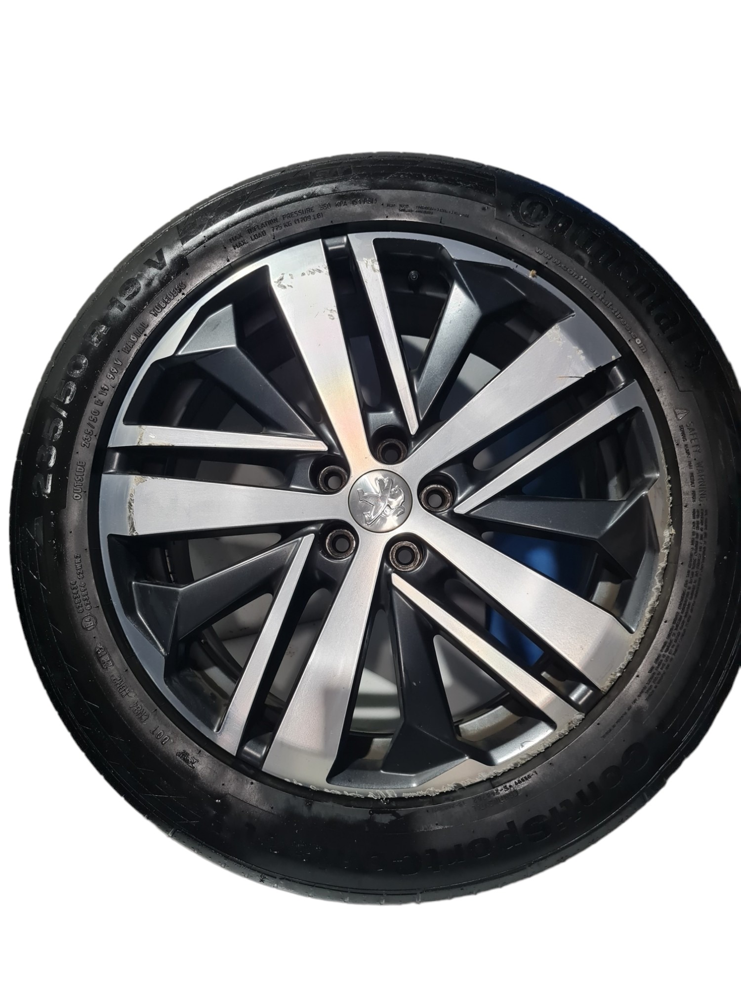 Jogo Roda Pneu Peugeot 3008 17 A 20 235/50 Aro 19 Ou Parte Preto 5