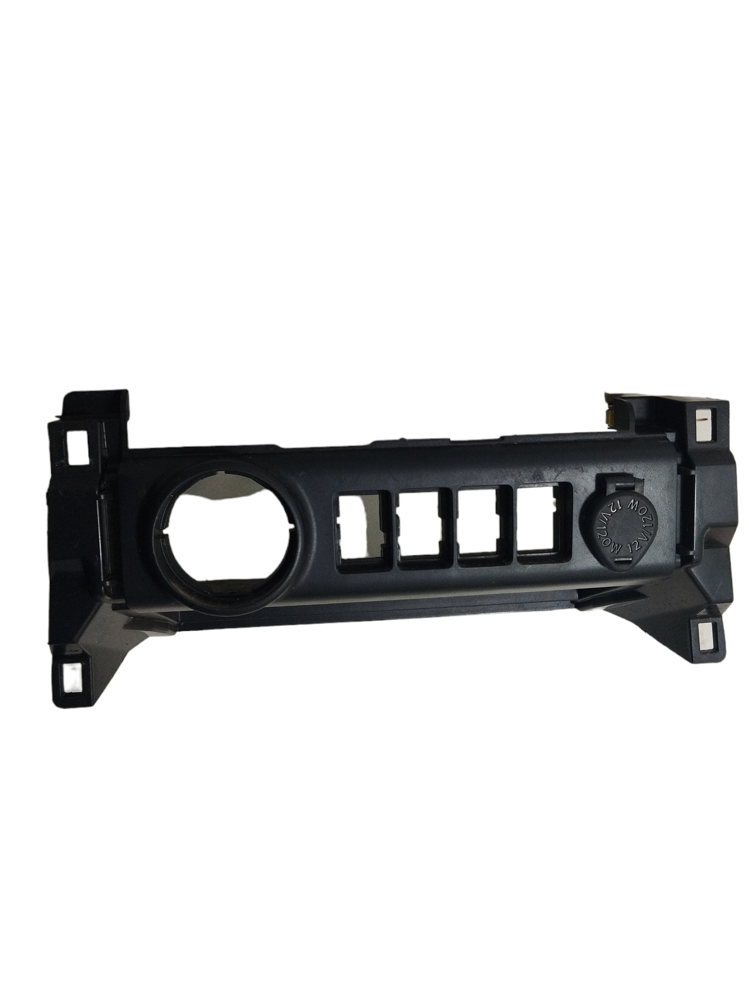 Moldura Painel Botão Tração Hilux Sw4 2021/2022 Acendedor Preto 5