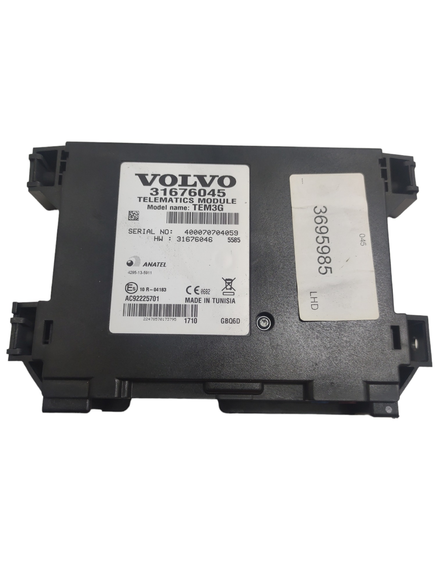 Módulo Sos Volvo V40 2017/2018 Xc60 31676045 1