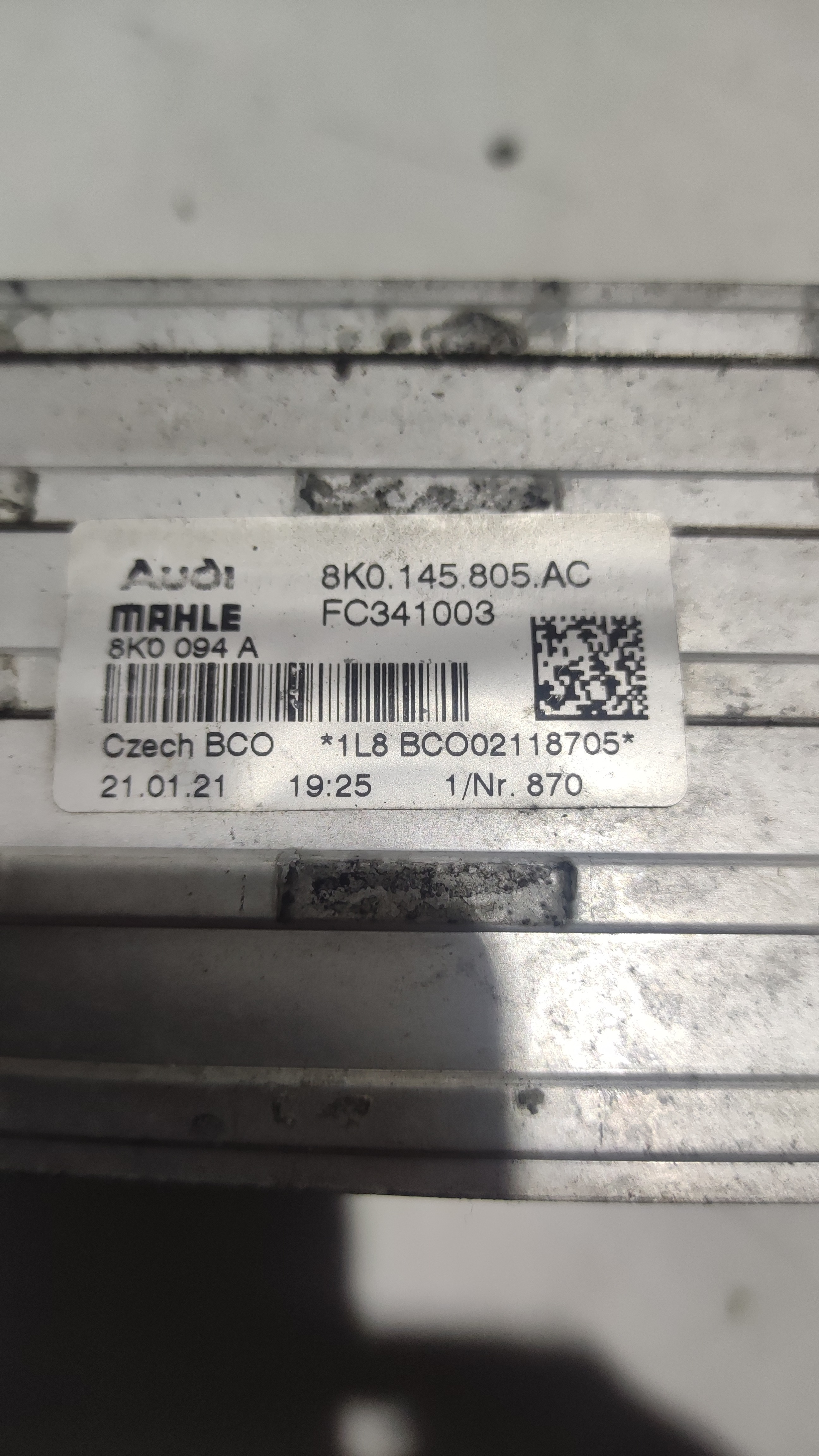 Intercooler Radiador Porsche Macan E Audi Q5  8k0145805ac 7
