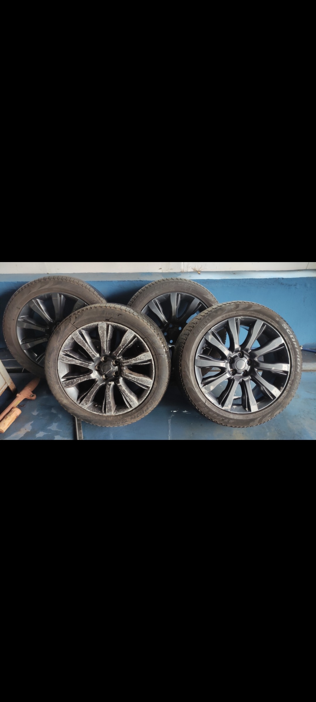 Jogo De Roda Original E Pneu Range Rover Vogue 2015 2016 Cinza 2