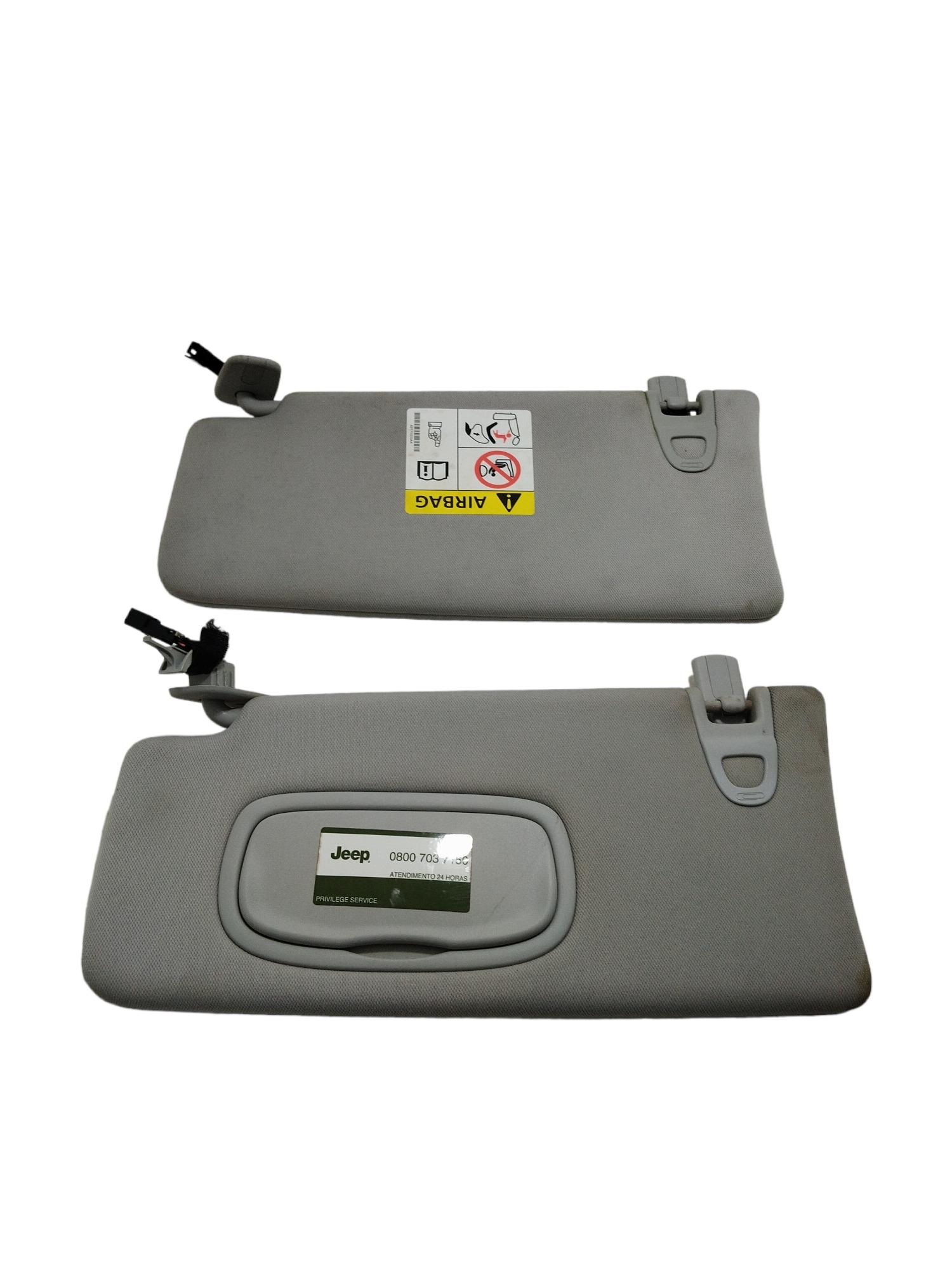 Par Quebra Sol Para Sol Jeep Compass 2017 A 2019 Original 5