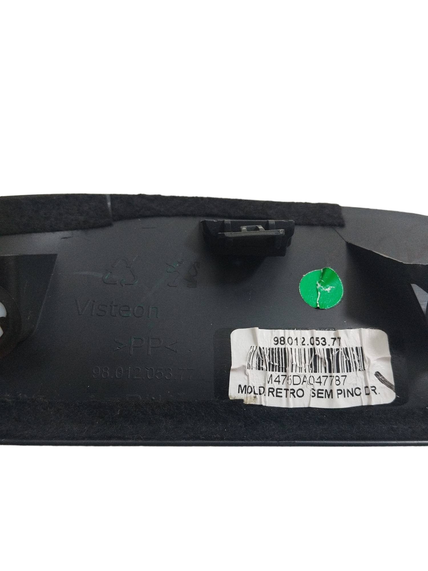 Moldura Interna Retrovisor Direito Peugeot 208 E 2008 Orig 4