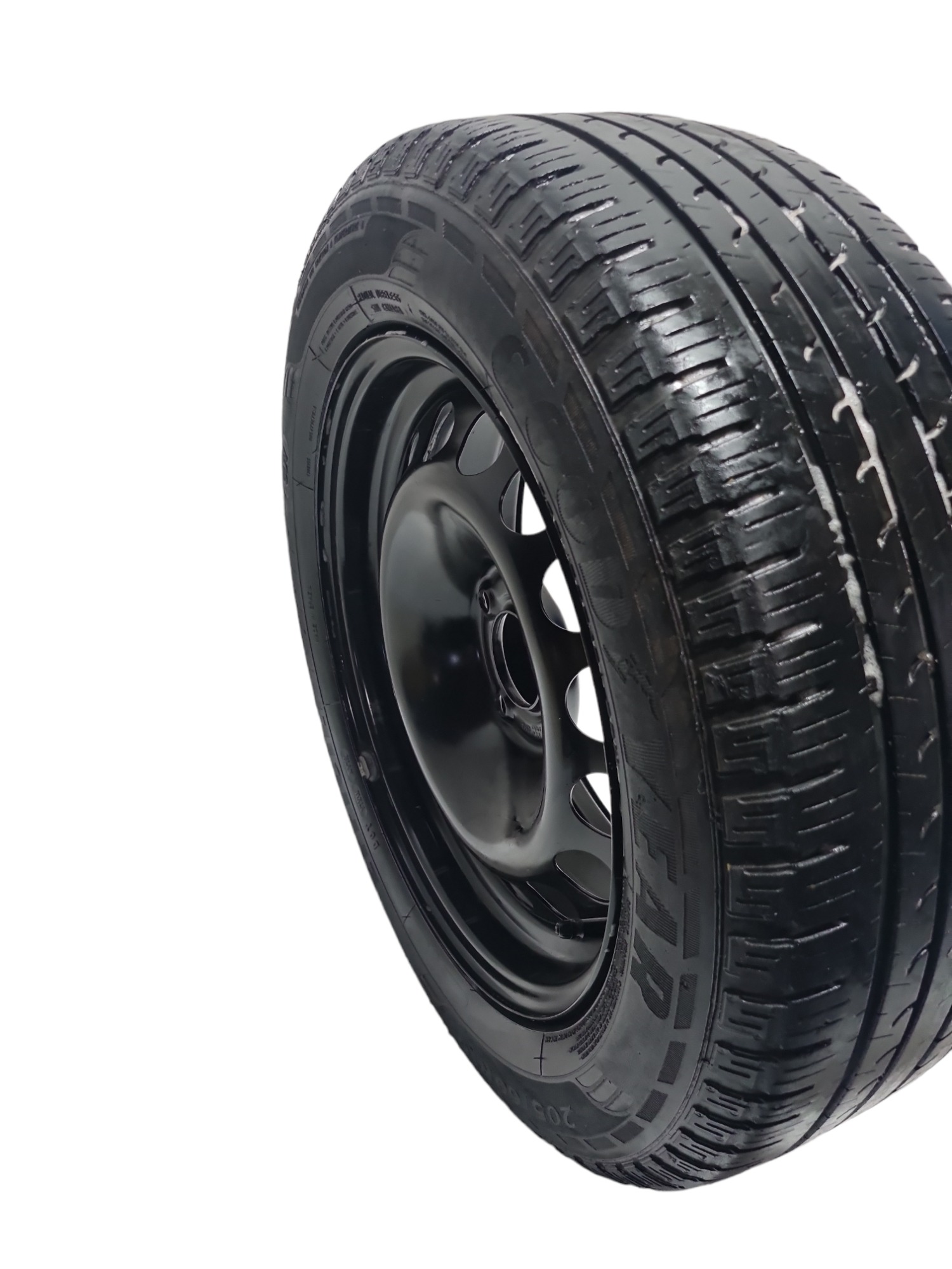 Roda  Com Pneu Original Peugeot 2008 Aro 16 205/60  Preto 2