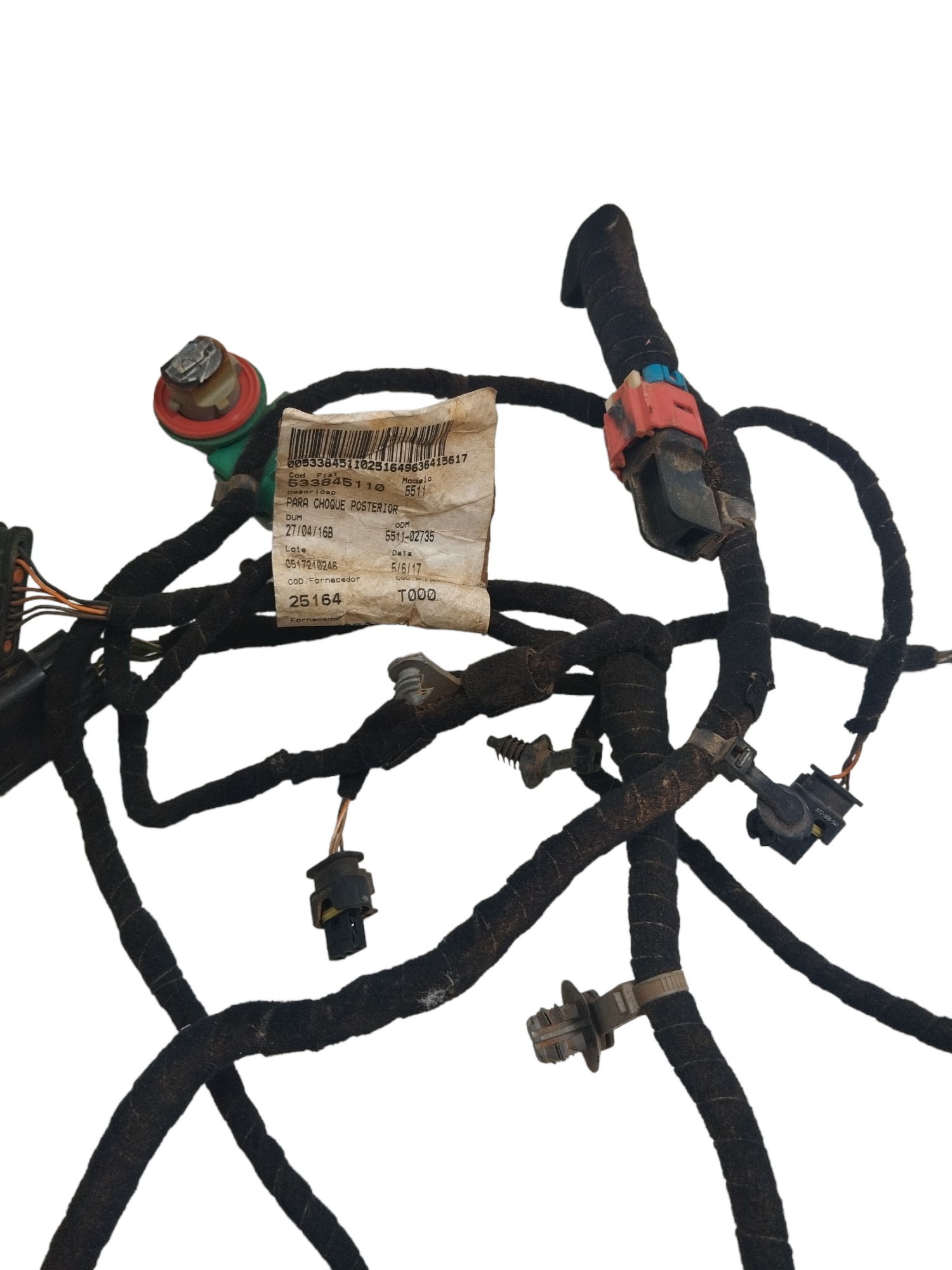Chicote Sensor De Estacionamento Traseiro Jeep Compass 4