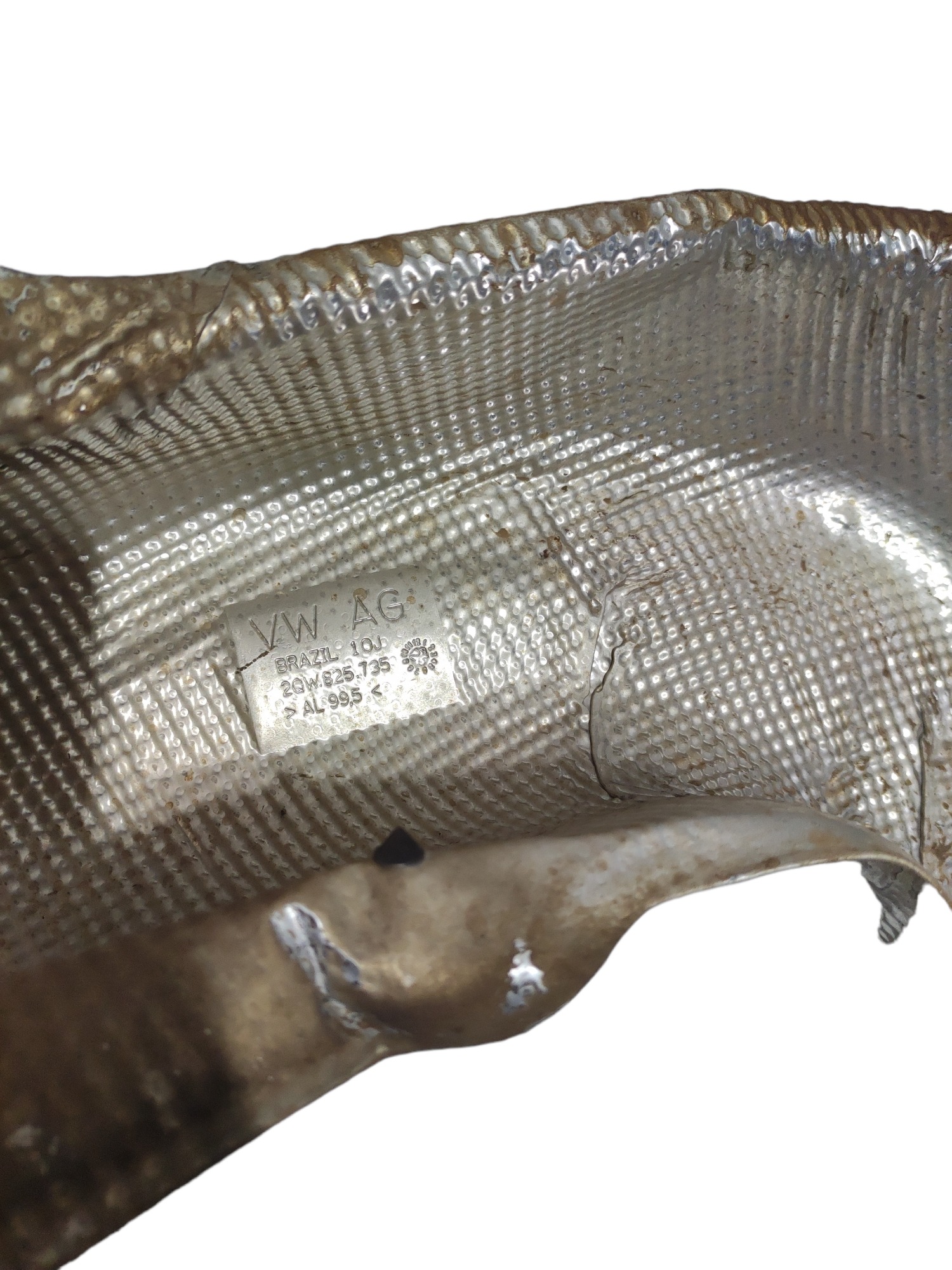 Defletor Calor Tanque Combustível Volkswagen Nivus 2023 3