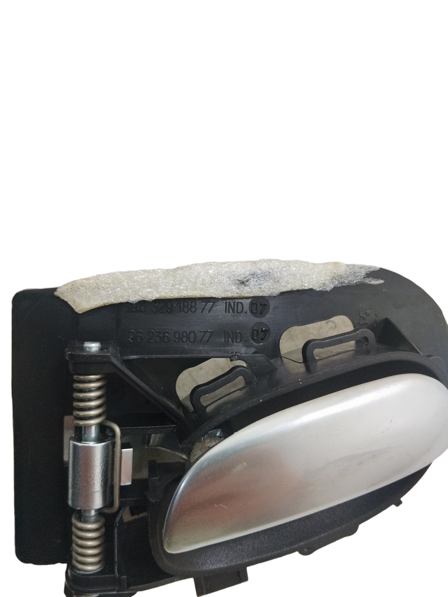 Maçaneta Interna Direita Peugeot 206 207 2011 2012 2013 Prata Dianteira 3